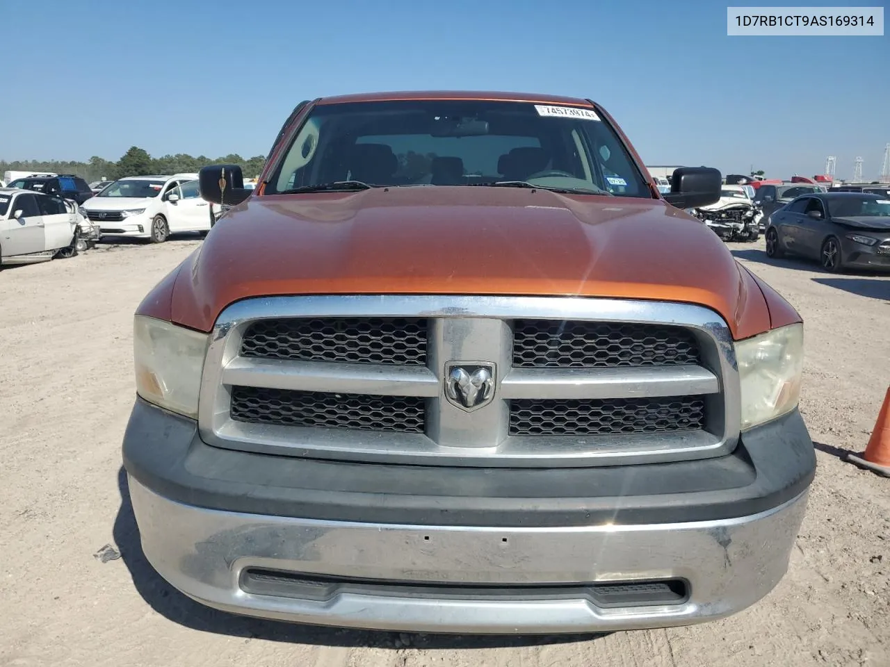 2010 Dodge Ram 1500 VIN: 1D7RB1CT9AS169314 Lot: 74573974