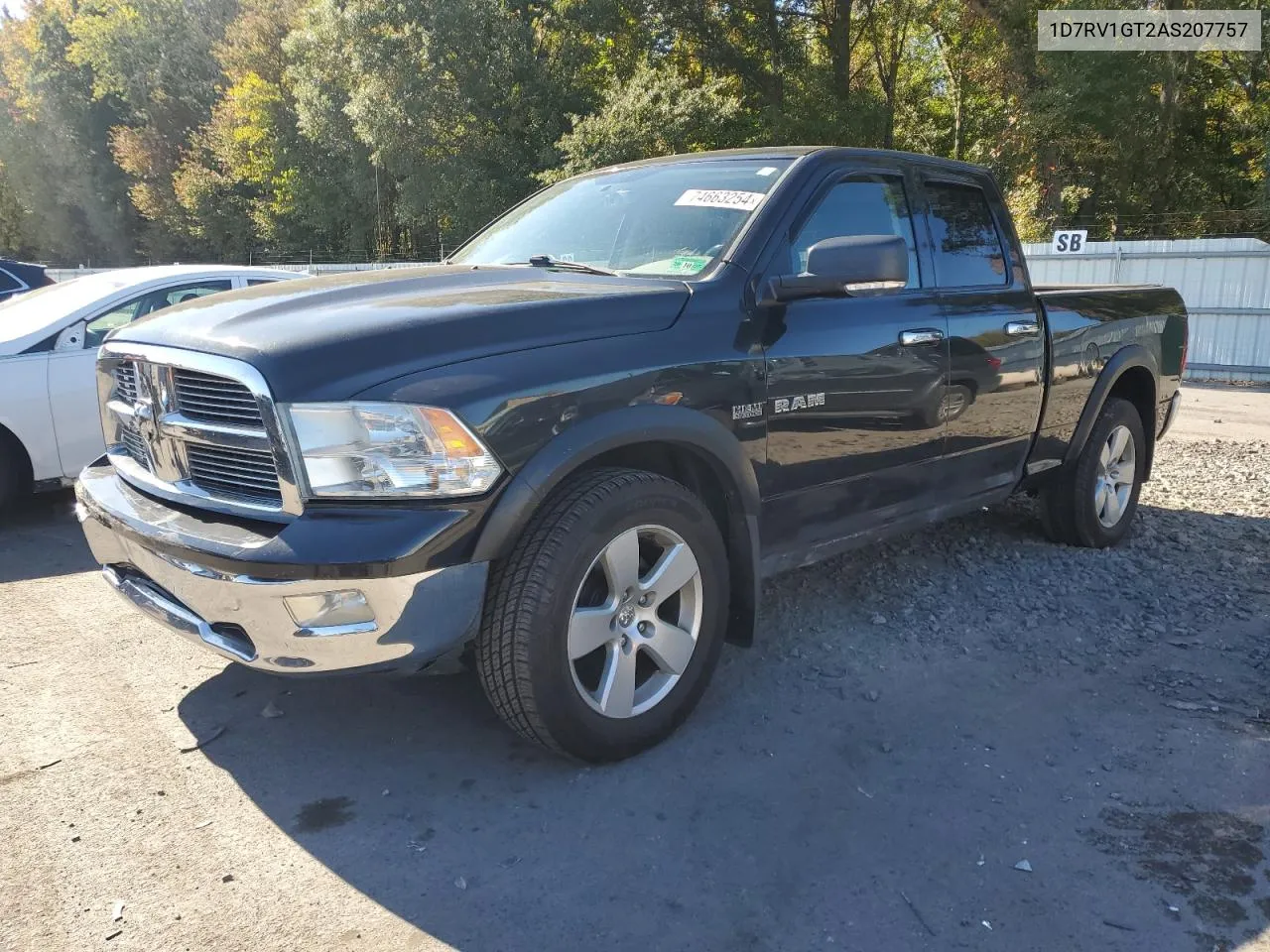 2010 Dodge Ram 1500 VIN: 1D7RV1GT2AS207757 Lot: 74663254