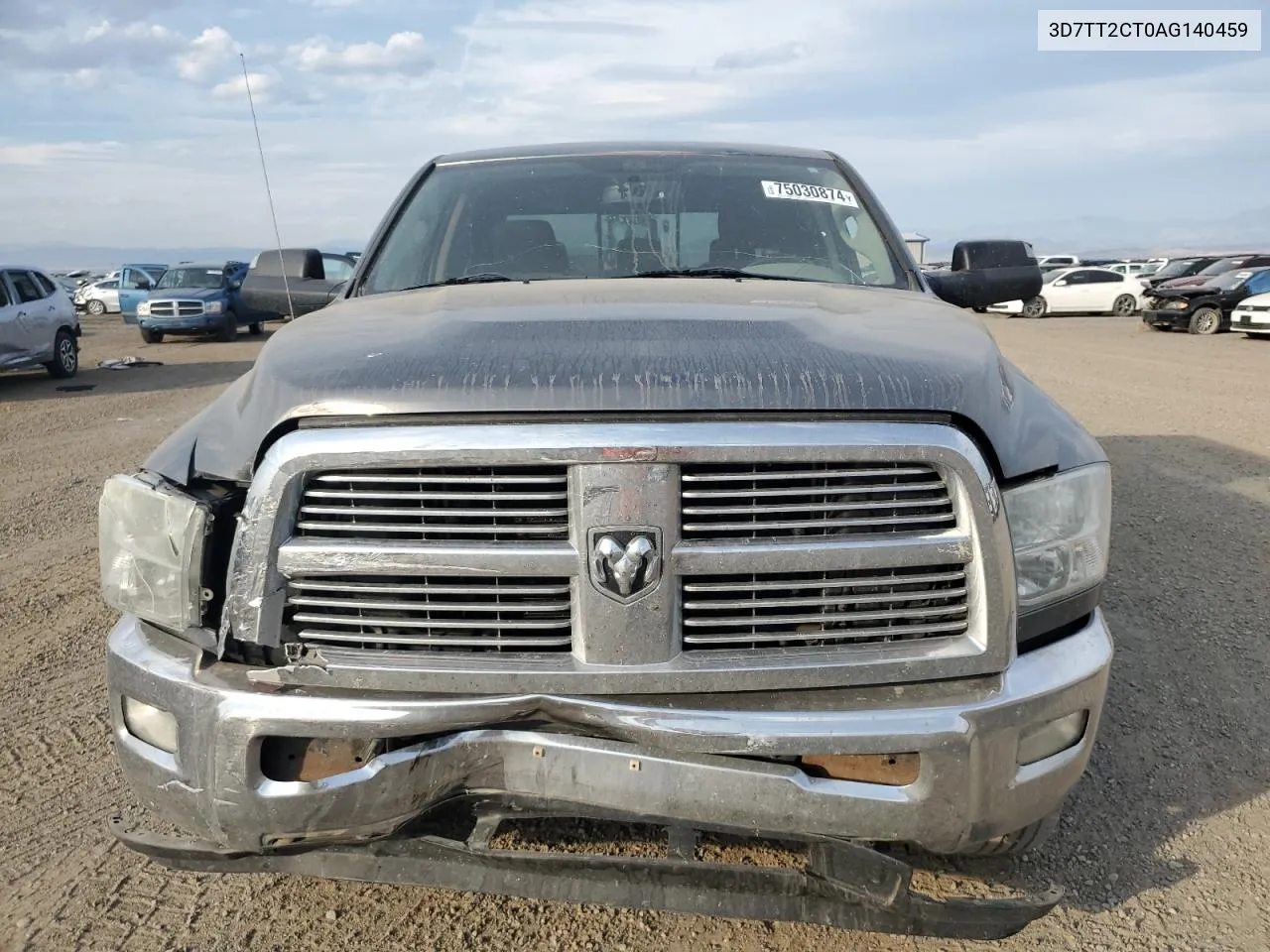 2010 Dodge Ram 2500 VIN: 3D7TT2CT0AG140459 Lot: 75030874