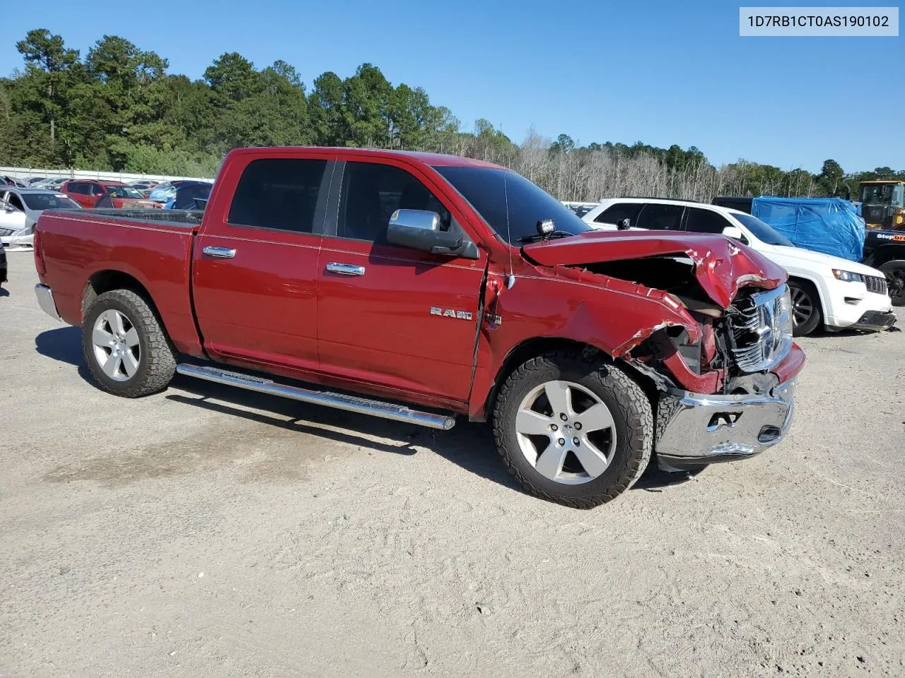 2010 Dodge Ram 1500 VIN: 1D7RB1CT0AS190102 Lot: 75236454