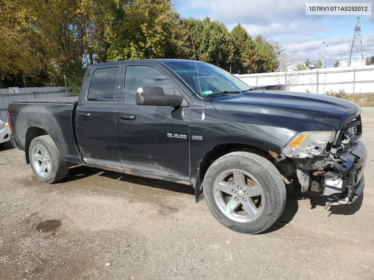 2010 Dodge Ram 1500 VIN: 1D7RV1GT1AS252012 Lot: 75724224