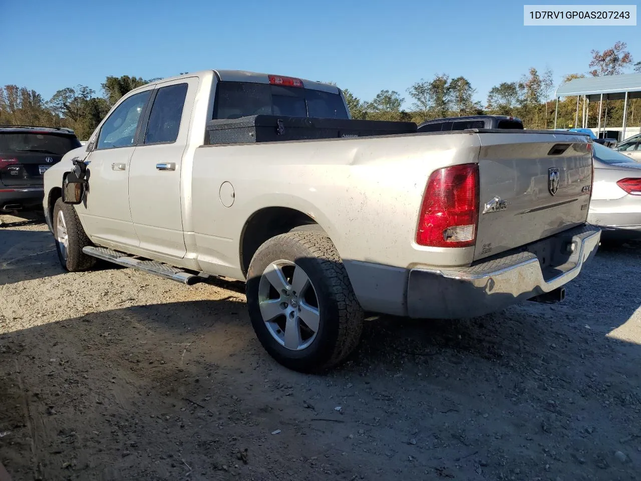 2010 Dodge Ram 1500 VIN: 1D7RV1GP0AS207243 Lot: 75733524