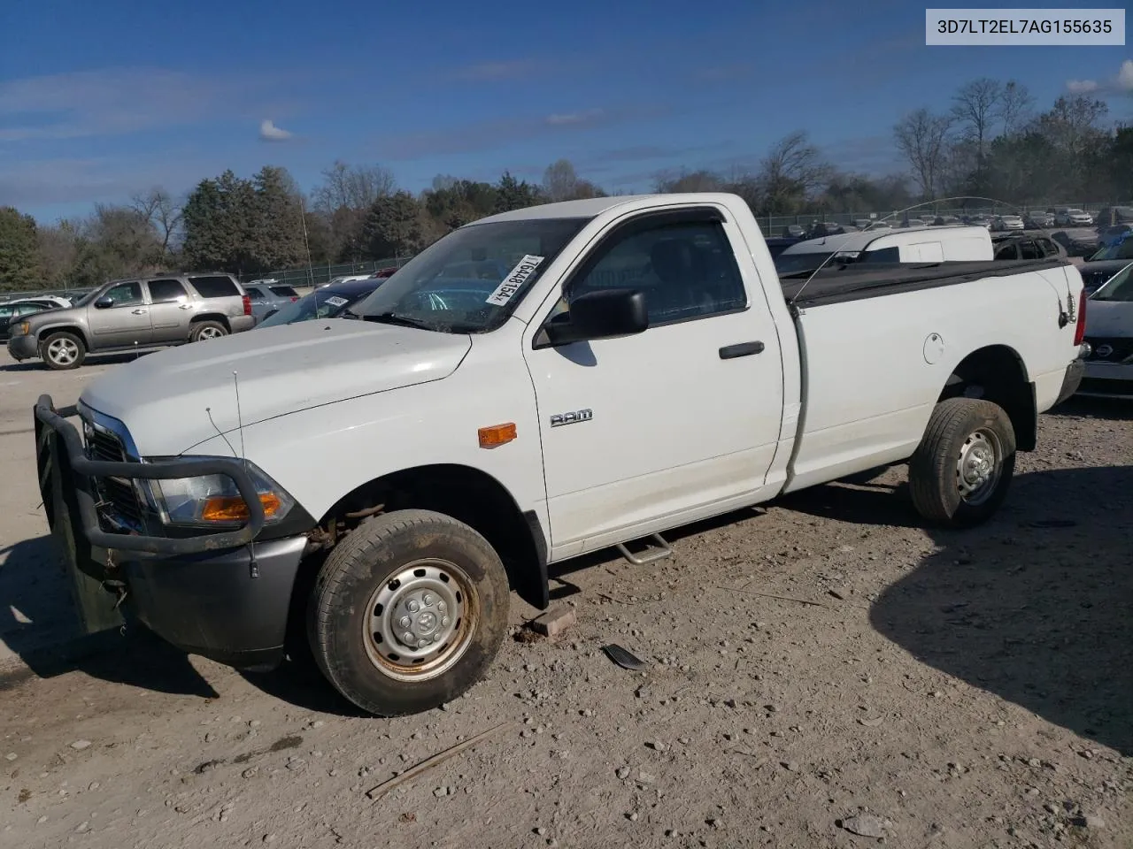 2010 Dodge Ram 2500 VIN: 3D7LT2EL7AG155635 Lot: 76448154