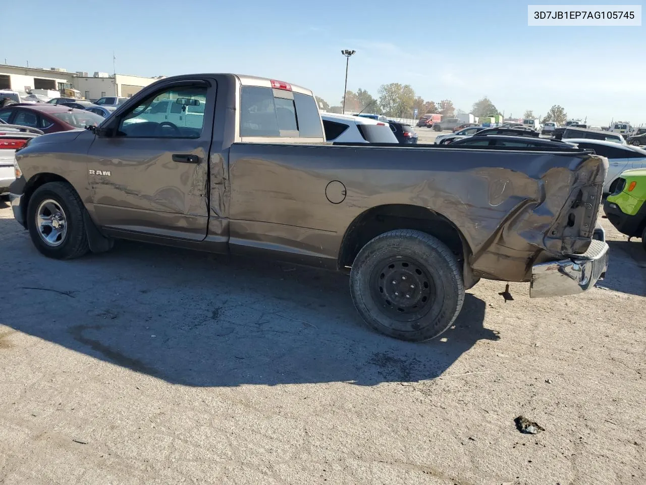 2010 Dodge Ram 1500 VIN: 3D7JB1EP7AG105745 Lot: 76799434