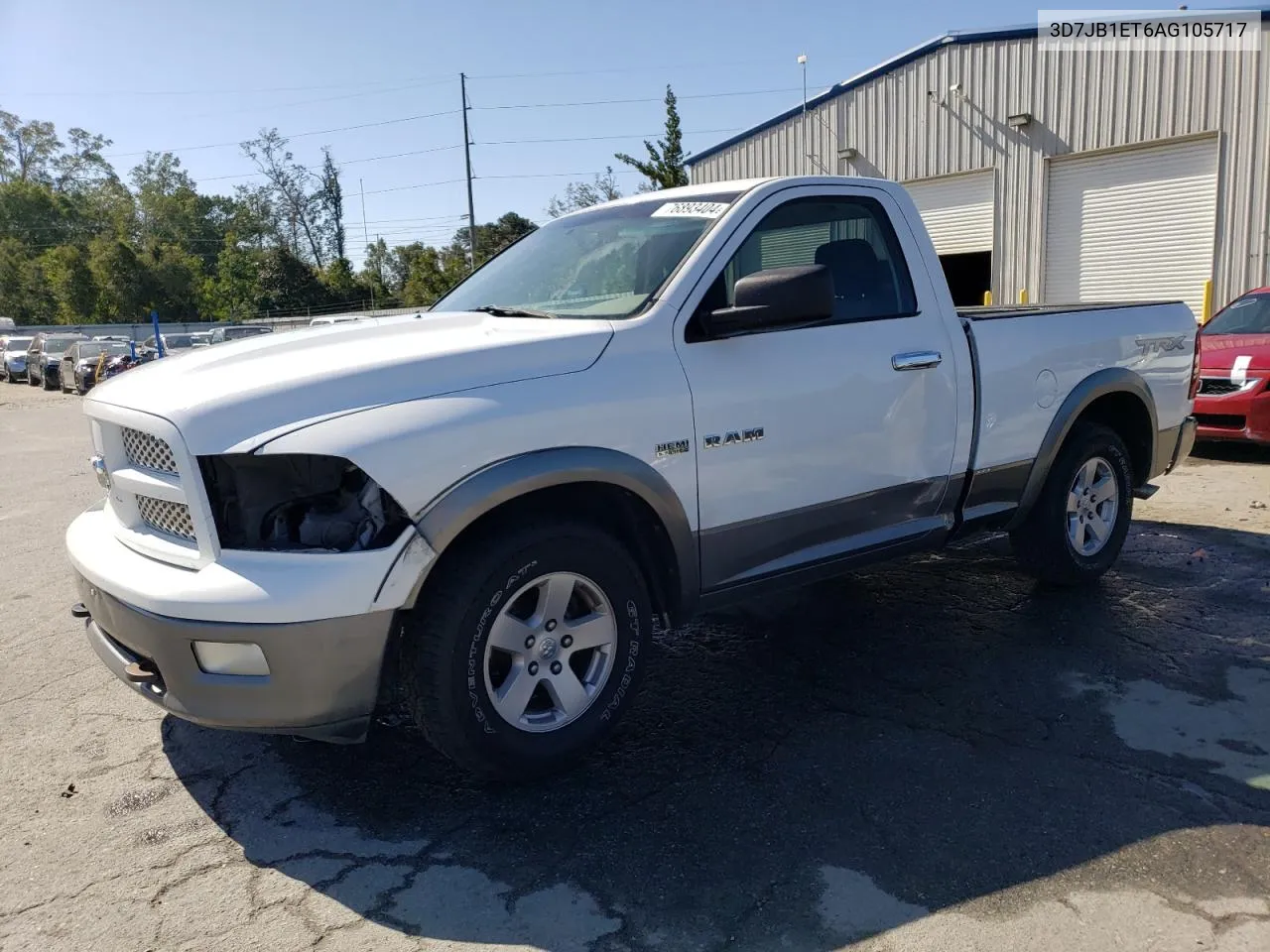 2010 Dodge Ram 1500 VIN: 3D7JB1ET6AG105717 Lot: 76893404