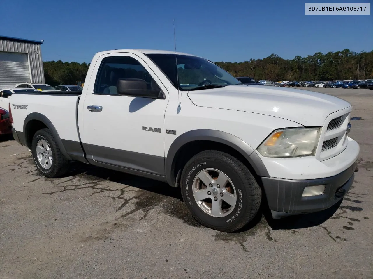 2010 Dodge Ram 1500 VIN: 3D7JB1ET6AG105717 Lot: 76893404