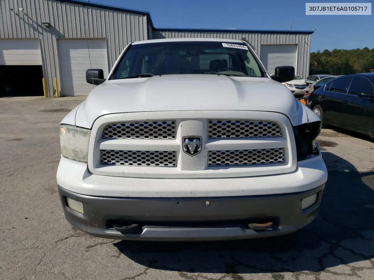 2010 Dodge Ram 1500 VIN: 3D7JB1ET6AG105717 Lot: 76893404