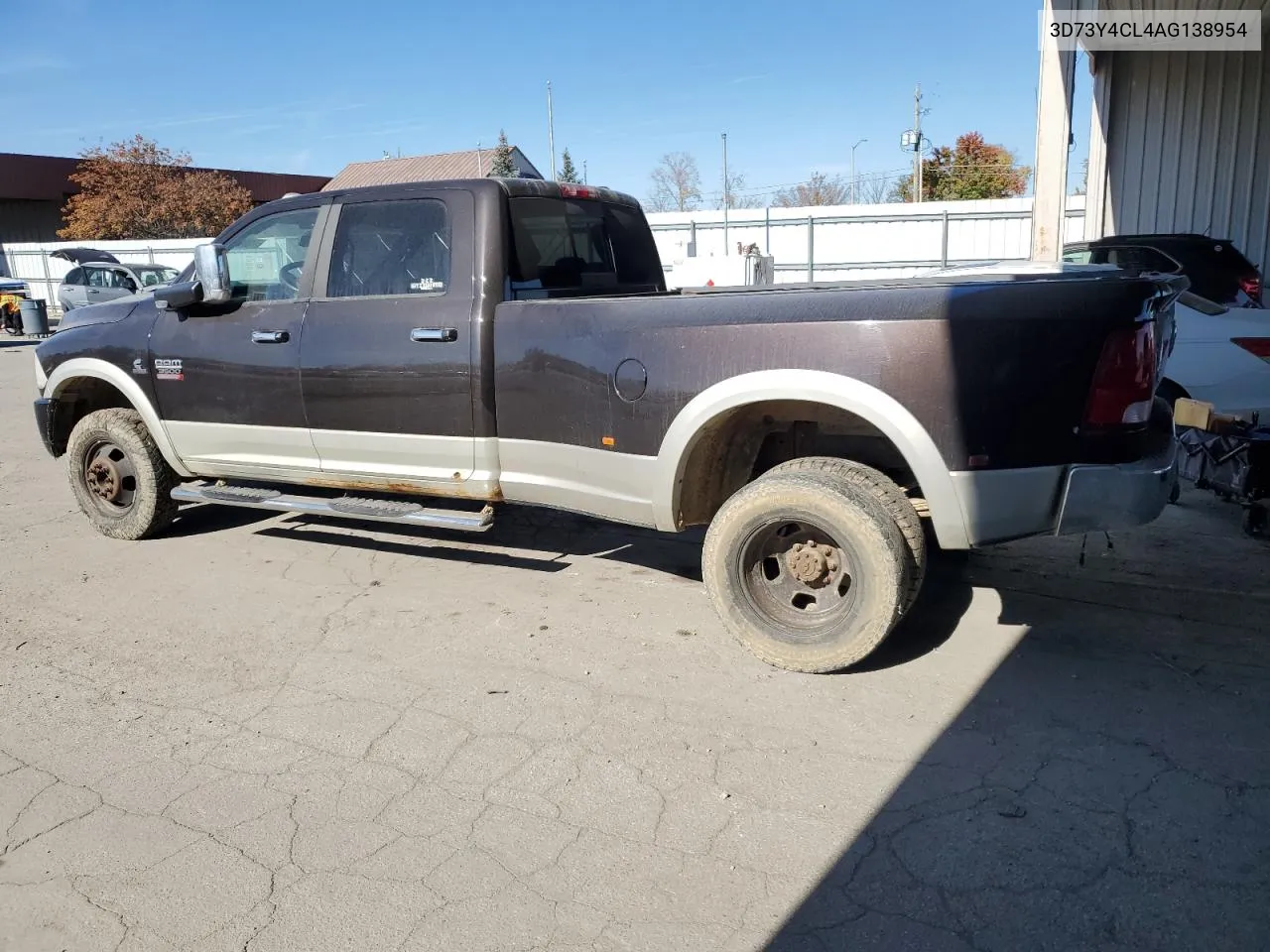 2010 Dodge Ram 3500 VIN: 3D73Y4CL4AG138954 Lot: 77129134