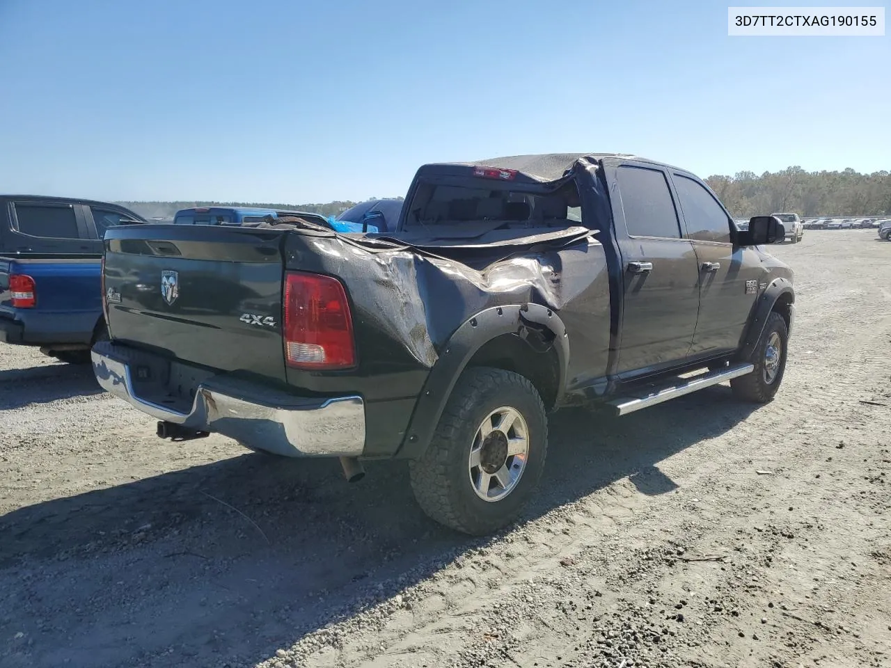 2010 Dodge Ram 2500 VIN: 3D7TT2CTXAG190155 Lot: 77340684