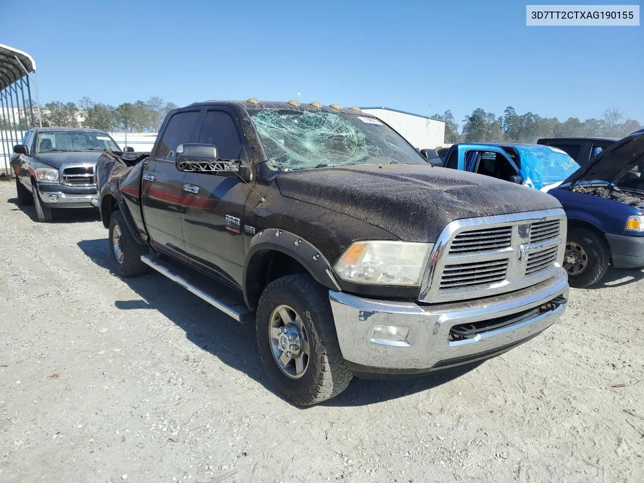 2010 Dodge Ram 2500 VIN: 3D7TT2CTXAG190155 Lot: 77340684