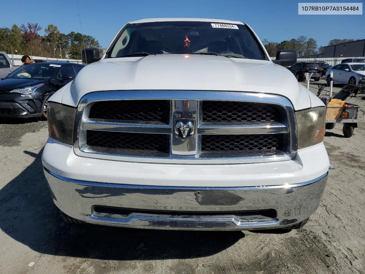 2010 Dodge Ram 1500 VIN: 1D7RB1GP7AS154484 Lot: 77488534