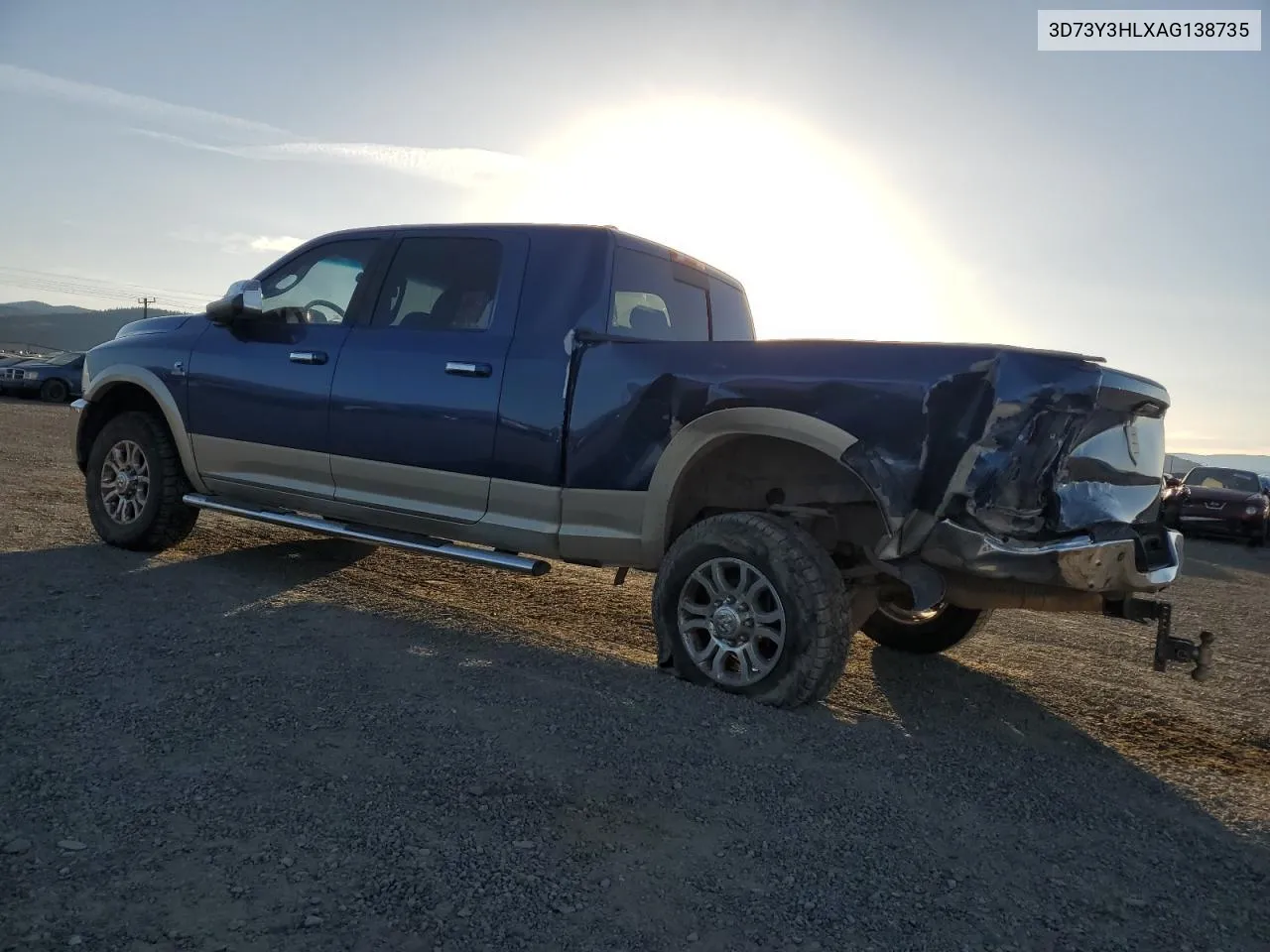 2010 Dodge Ram 3500 VIN: 3D73Y3HLXAG138735 Lot: 77811174