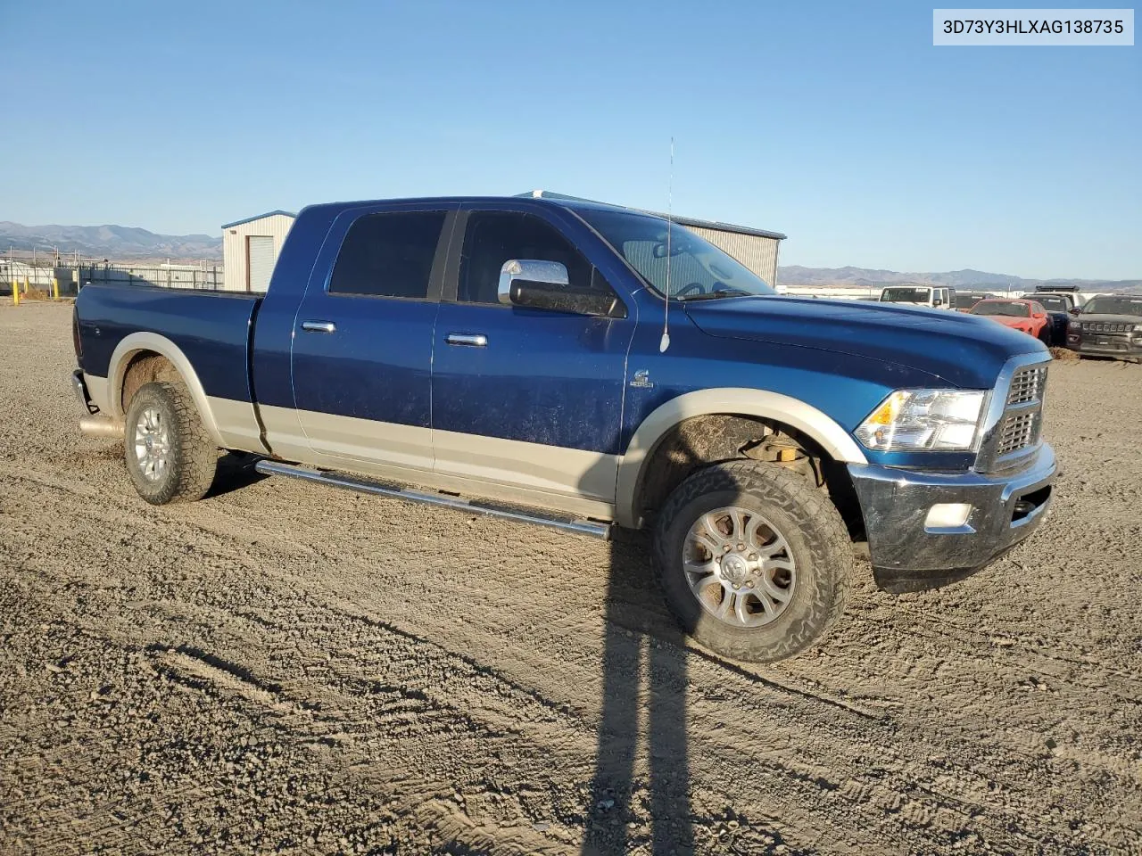 2010 Dodge Ram 3500 VIN: 3D73Y3HLXAG138735 Lot: 77811174