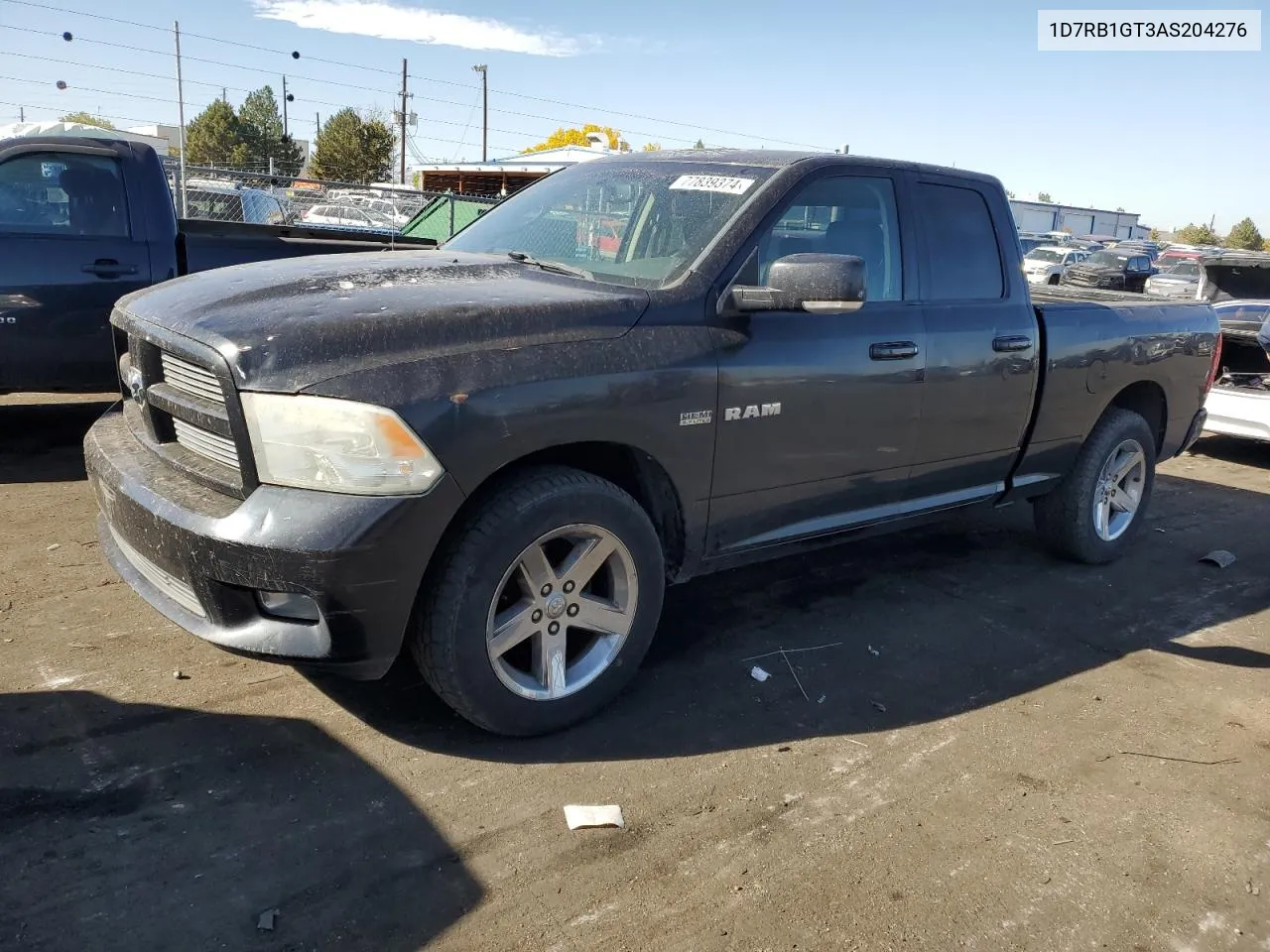 2010 Dodge Ram 1500 VIN: 1D7RB1GT3AS204276 Lot: 77839374