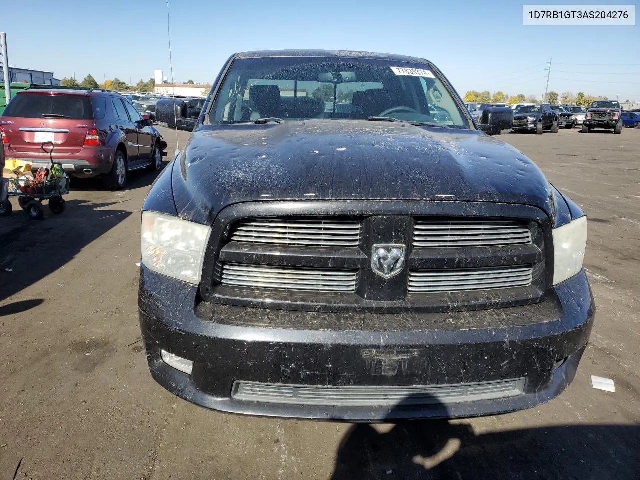 2010 Dodge Ram 1500 VIN: 1D7RB1GT3AS204276 Lot: 77839374