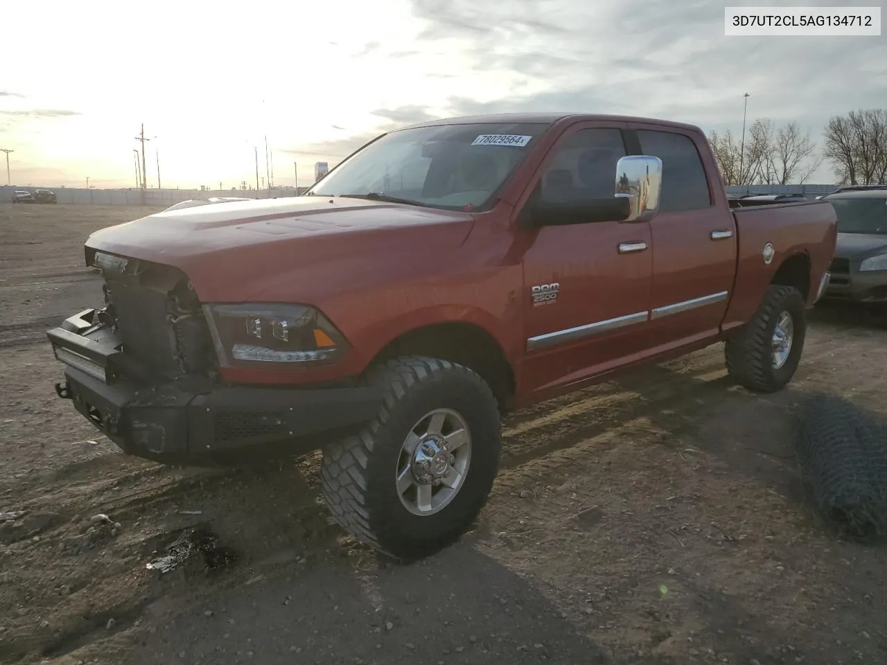 2010 Dodge Ram 2500 VIN: 3D7UT2CL5AG134712 Lot: 78029564