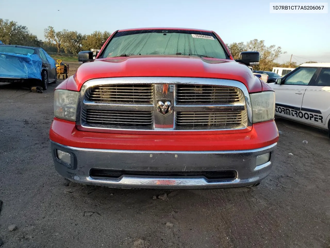 2010 Dodge Ram 1500 VIN: 1D7RB1CT7AS206067 Lot: 78496084