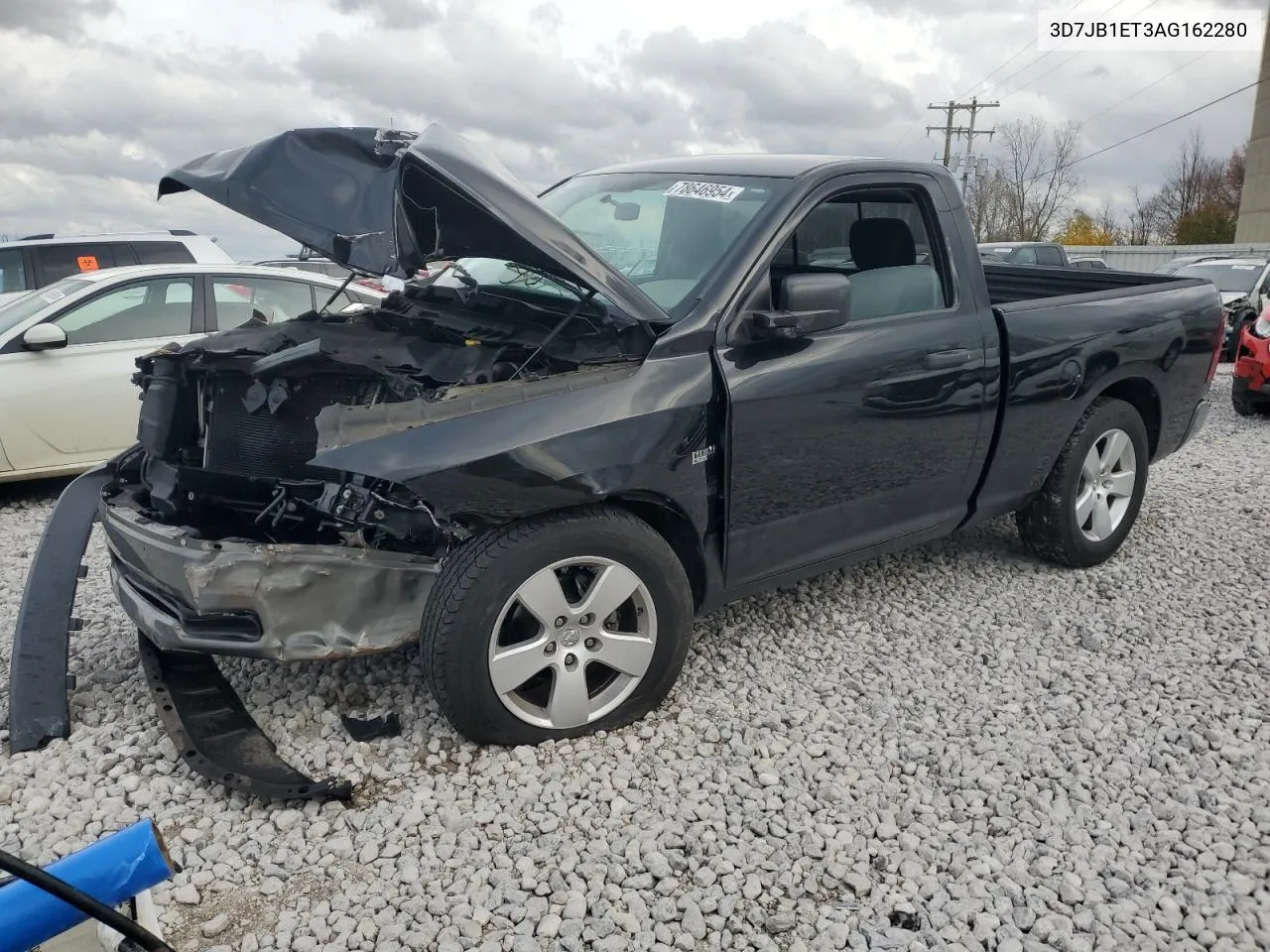 2010 Dodge Ram 1500 VIN: 3D7JB1ET3AG162280 Lot: 78646954