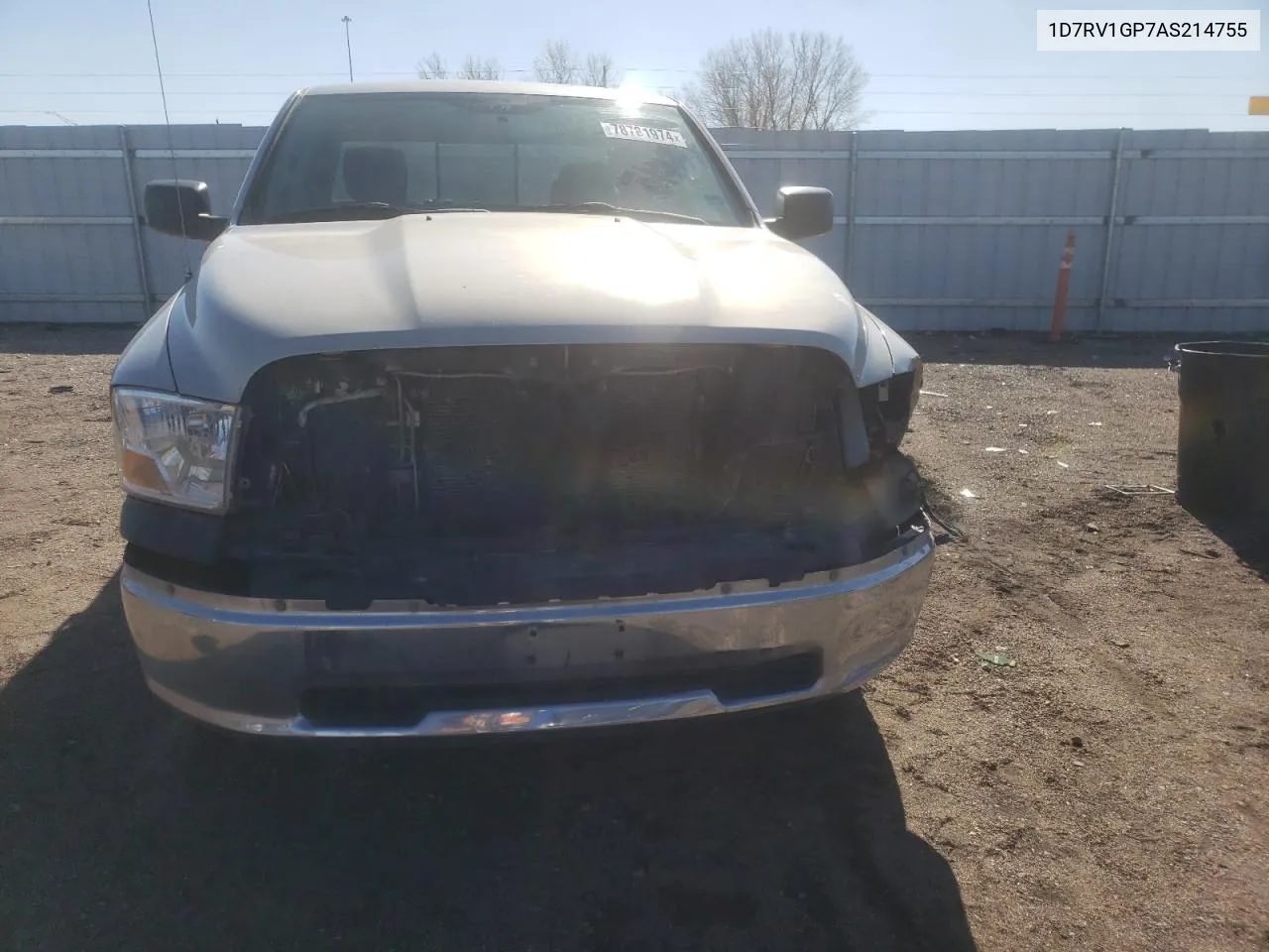 2010 Dodge Ram 1500 VIN: 1D7RV1GP7AS214755 Lot: 78781974