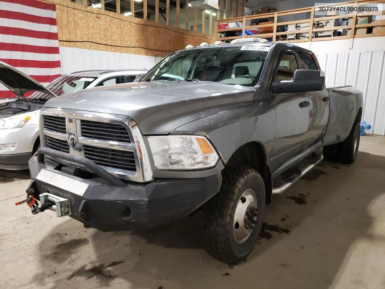 2011 Dodge Ram 3500 VIN: 3D73Y4CL9BG582073 Lot: 38792634