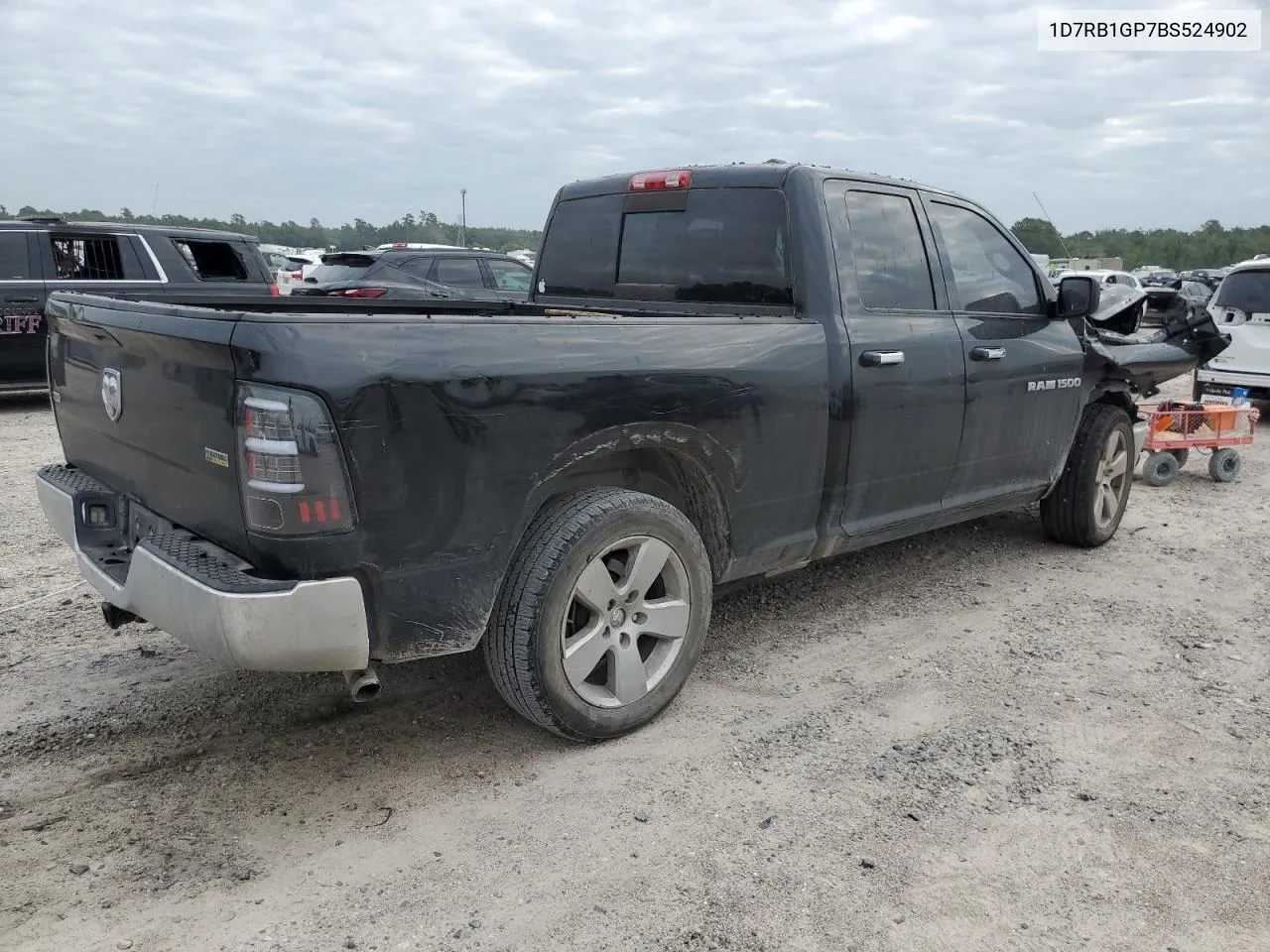 2011 Dodge Ram 1500 VIN: 1D7RB1GP7BS524902 Lot: 51138294