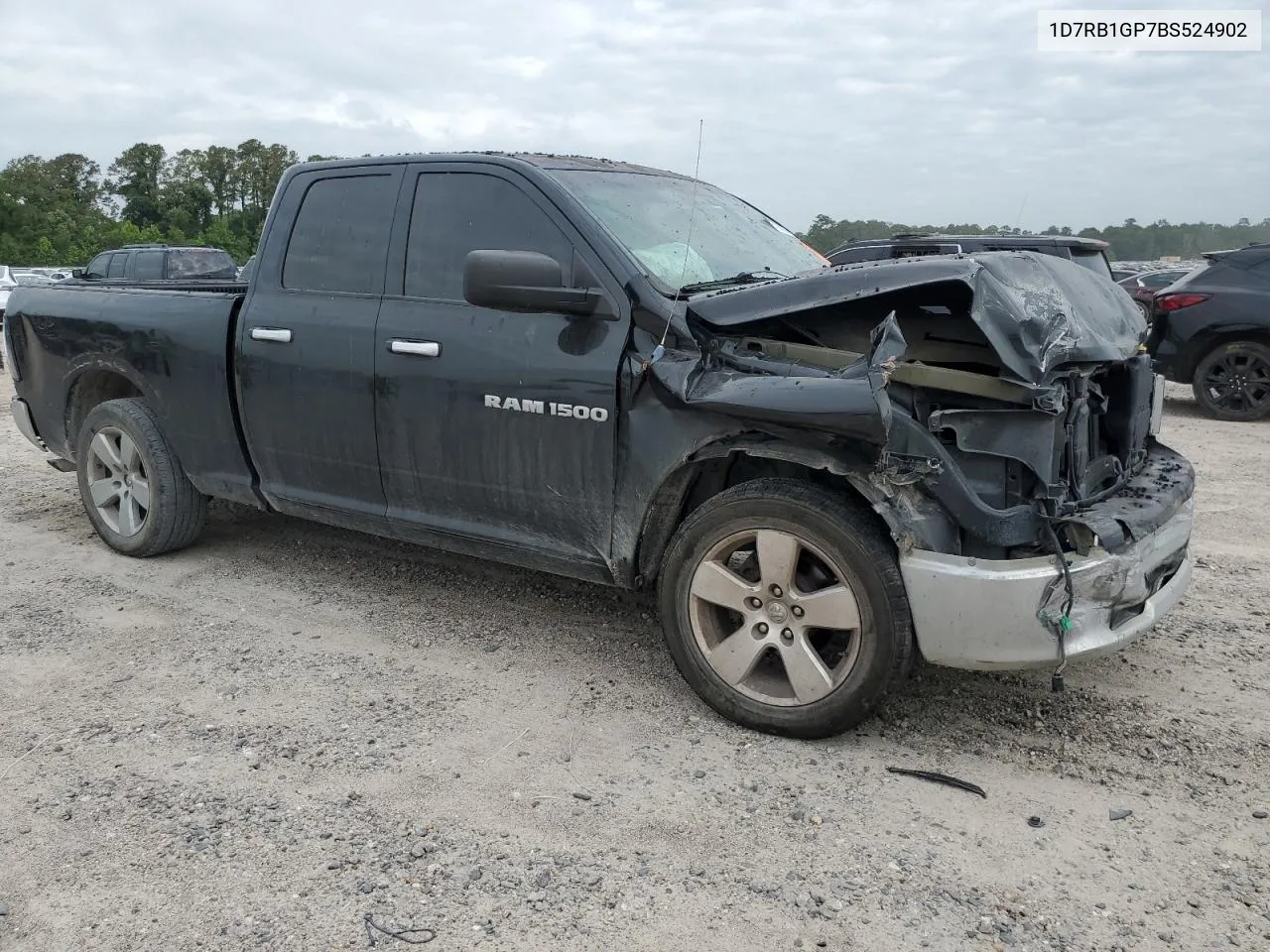 2011 Dodge Ram 1500 VIN: 1D7RB1GP7BS524902 Lot: 51138294