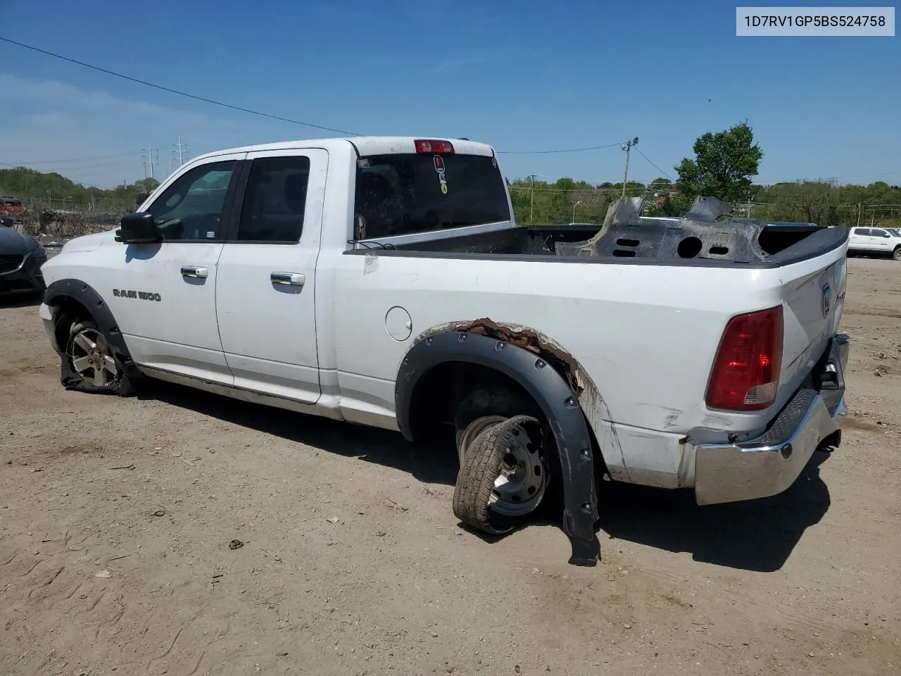 1D7RV1GP5BS524758 2011 Dodge Ram 1500