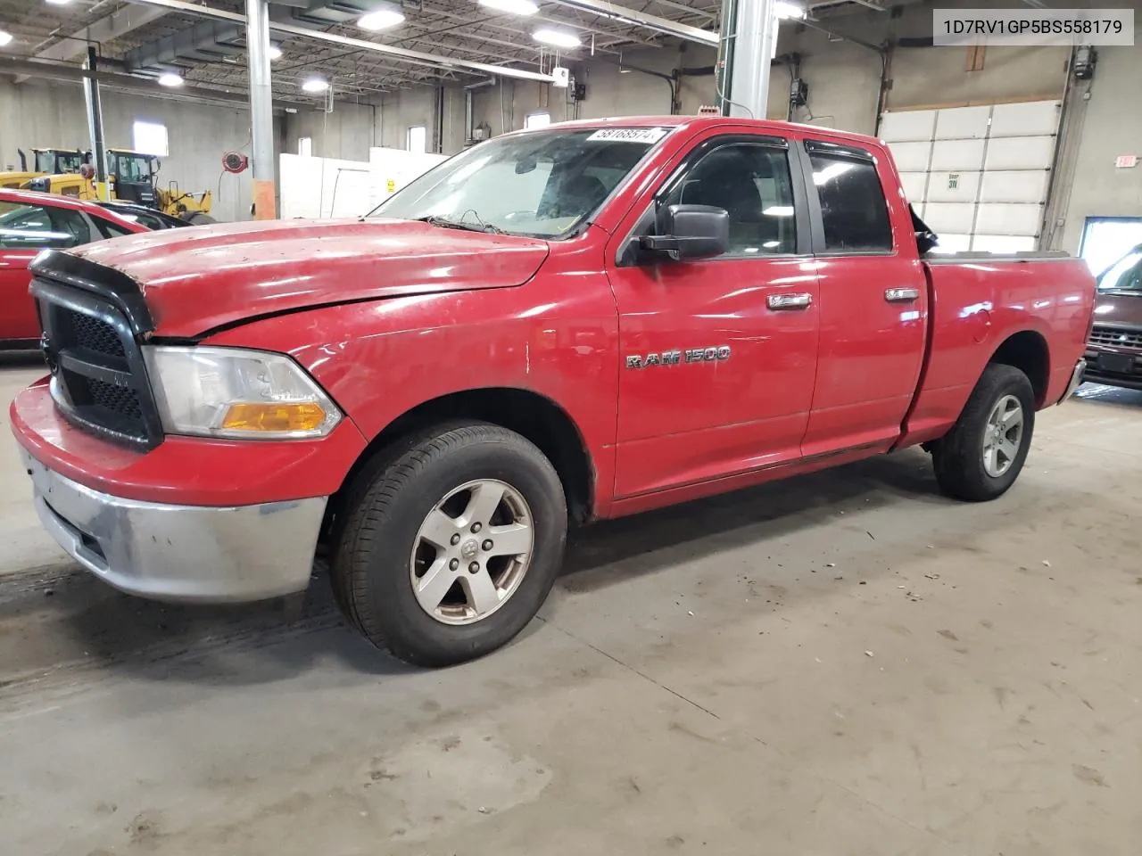 2011 Dodge Ram 1500 VIN: 1D7RV1GP5BS558179 Lot: 58168574