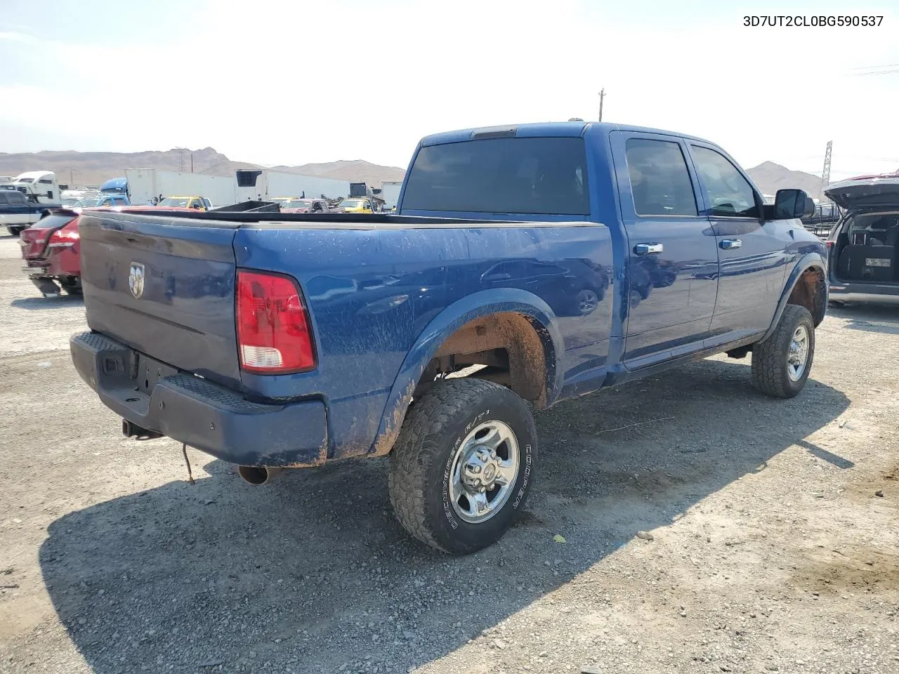 2011 Dodge Ram 2500 VIN: 3D7UT2CL0BG590537 Lot: 58227634