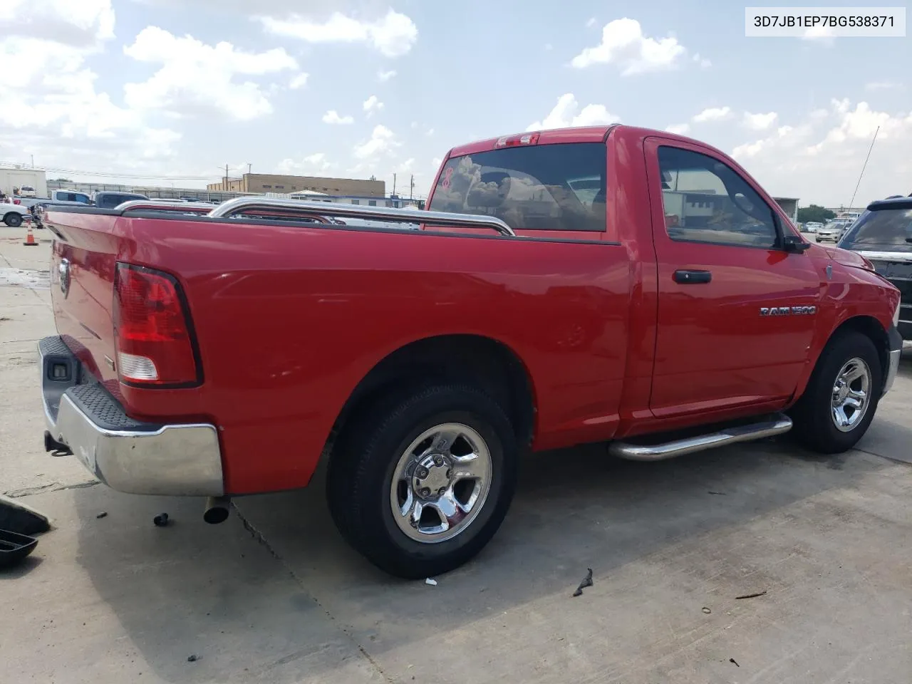 3D7JB1EP7BG538371 2011 Dodge Ram 1500