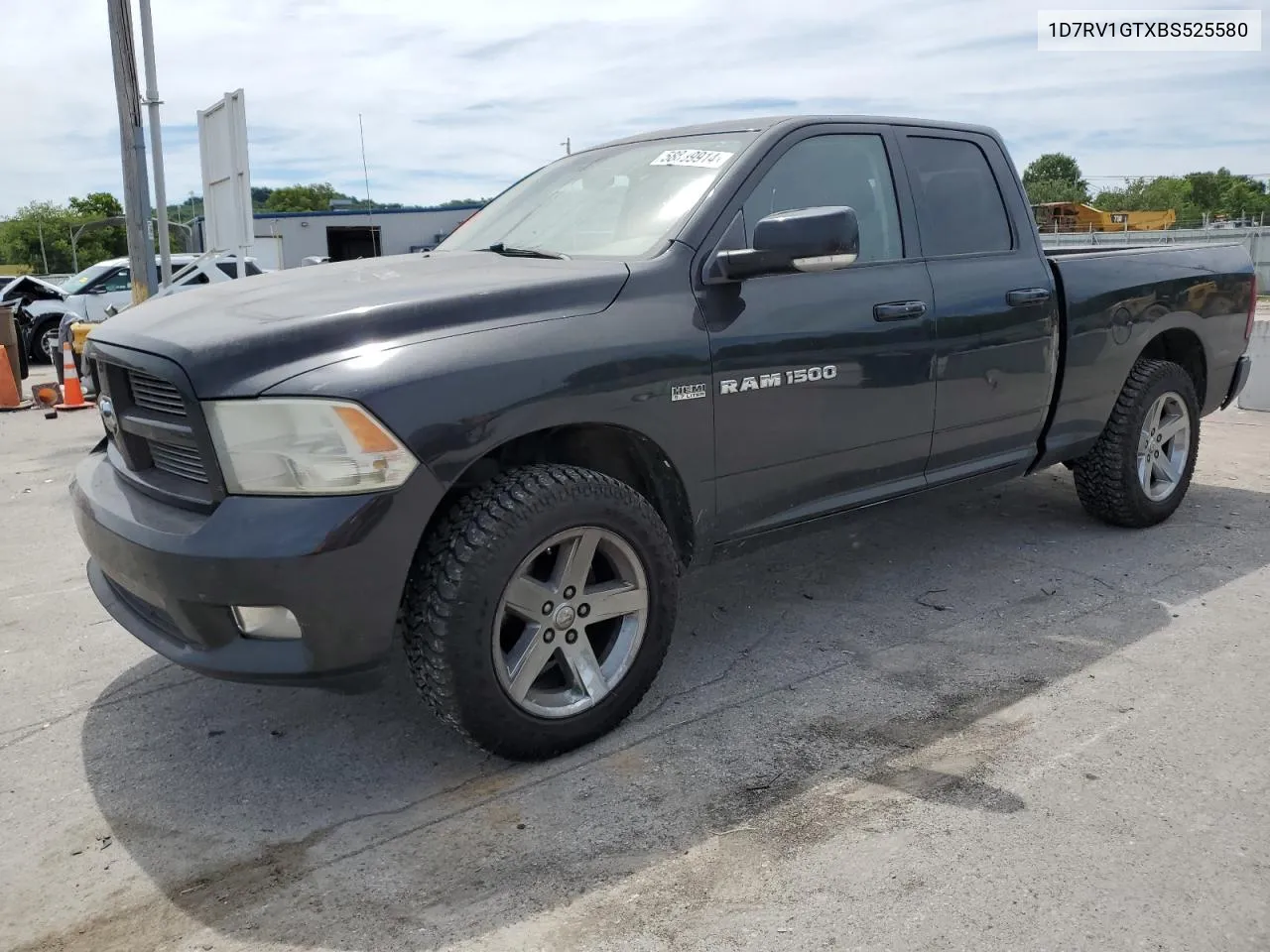 2011 Dodge Ram 1500 VIN: 1D7RV1GTXBS525580 Lot: 58839914