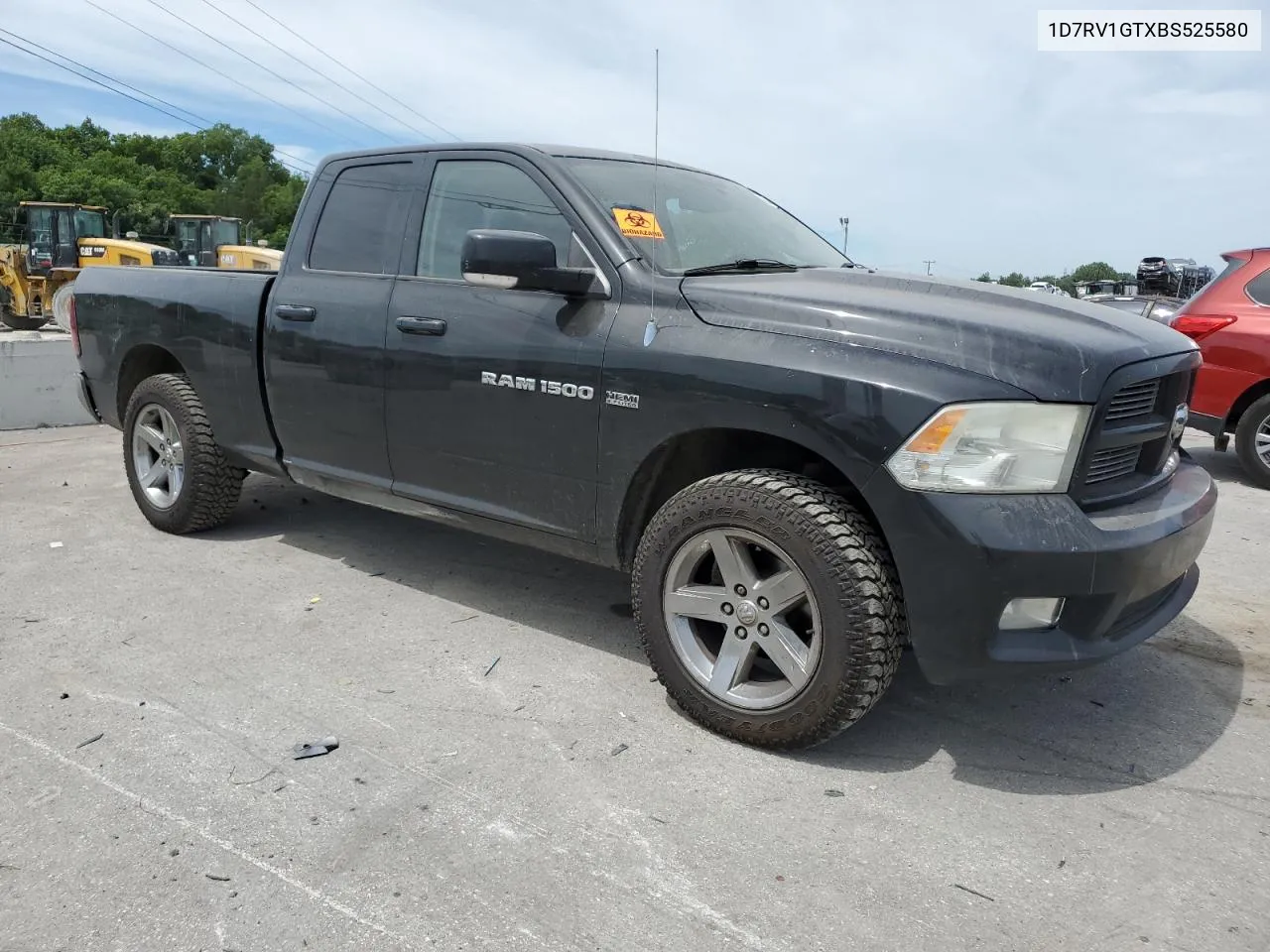 2011 Dodge Ram 1500 VIN: 1D7RV1GTXBS525580 Lot: 58839914