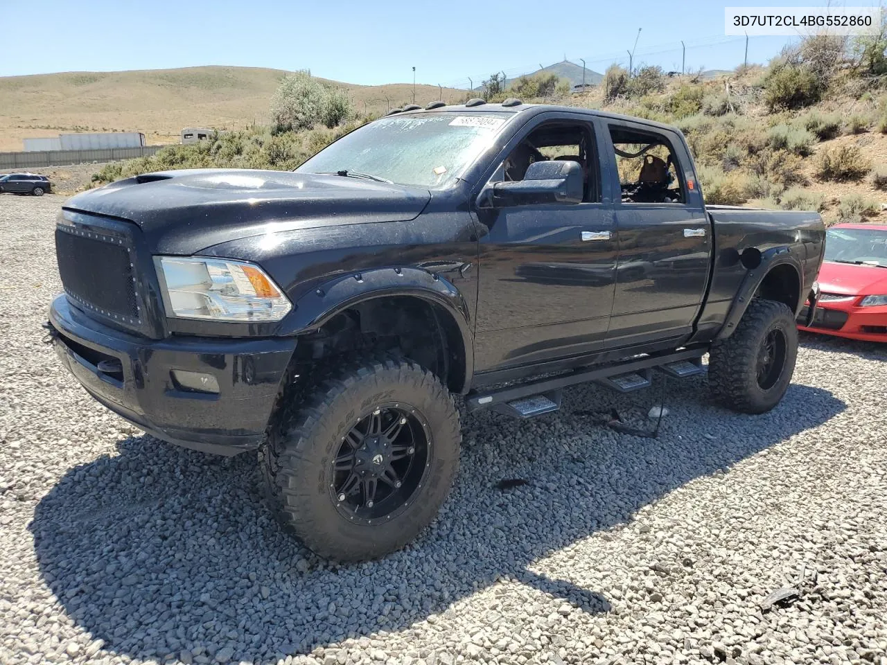 2011 Dodge Ram 2500 VIN: 3D7UT2CL4BG552860 Lot: 58879094