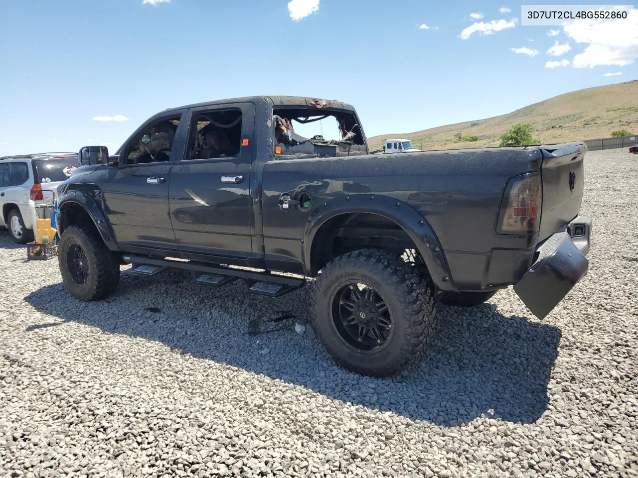 2011 Dodge Ram 2500 VIN: 3D7UT2CL4BG552860 Lot: 58879094