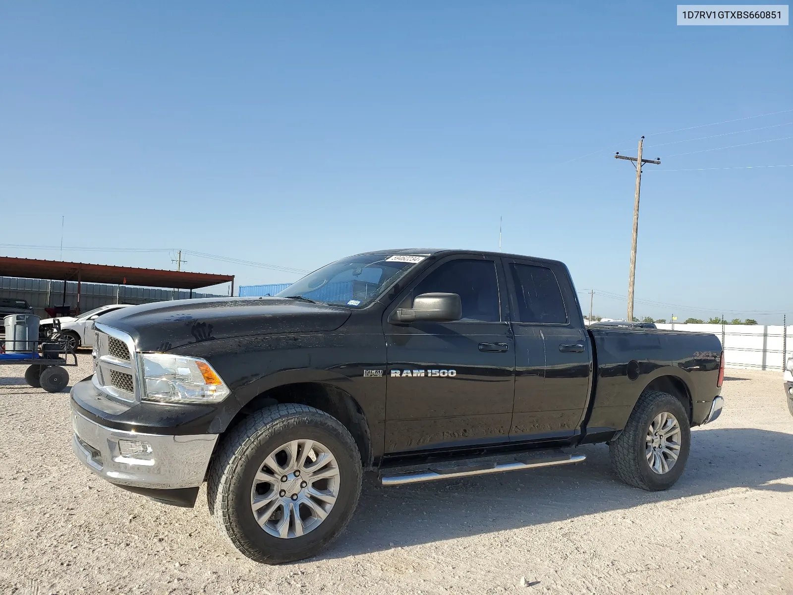 2011 Dodge Ram 1500 VIN: 1D7RV1GTXBS660851 Lot: 59462234