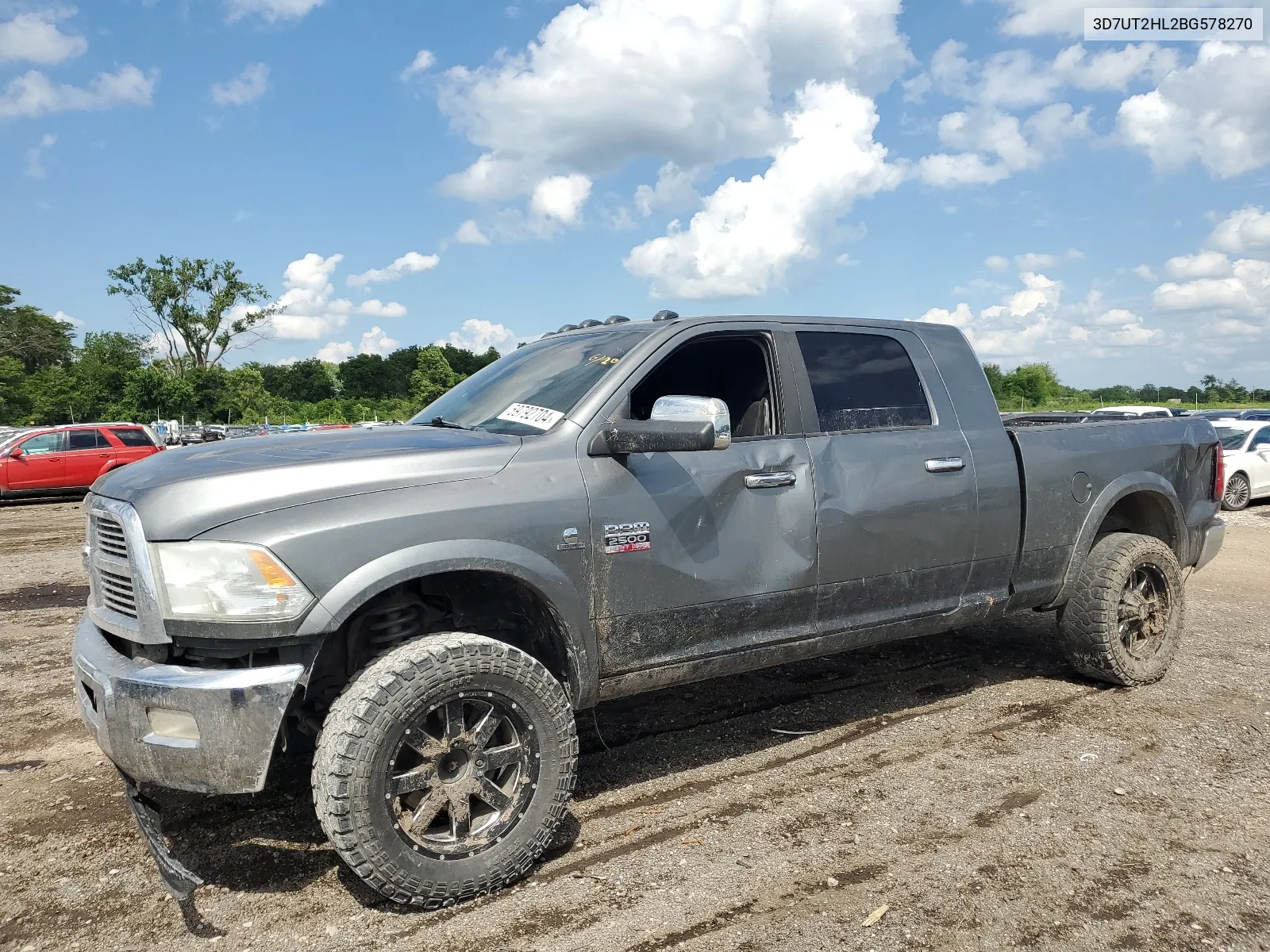 2011 Dodge Ram 2500 VIN: 3D7UT2HL2BG578270 Lot: 59792704