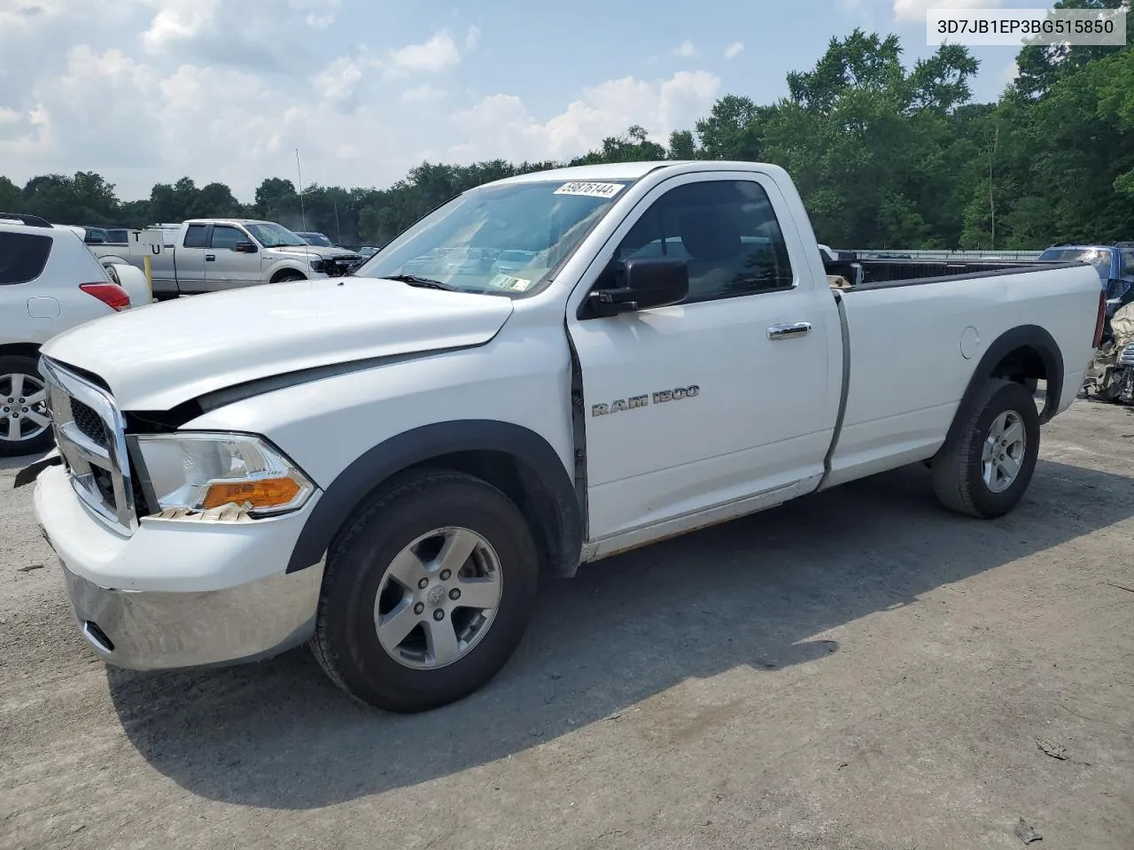 2011 Dodge Ram 1500 VIN: 3D7JB1EP3BG515850 Lot: 59876144