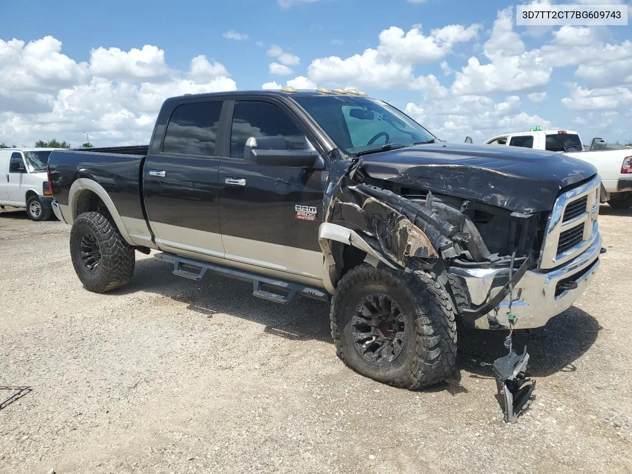 2011 Dodge Ram 2500 VIN: 3D7TT2CT7BG609743 Lot: 59981084