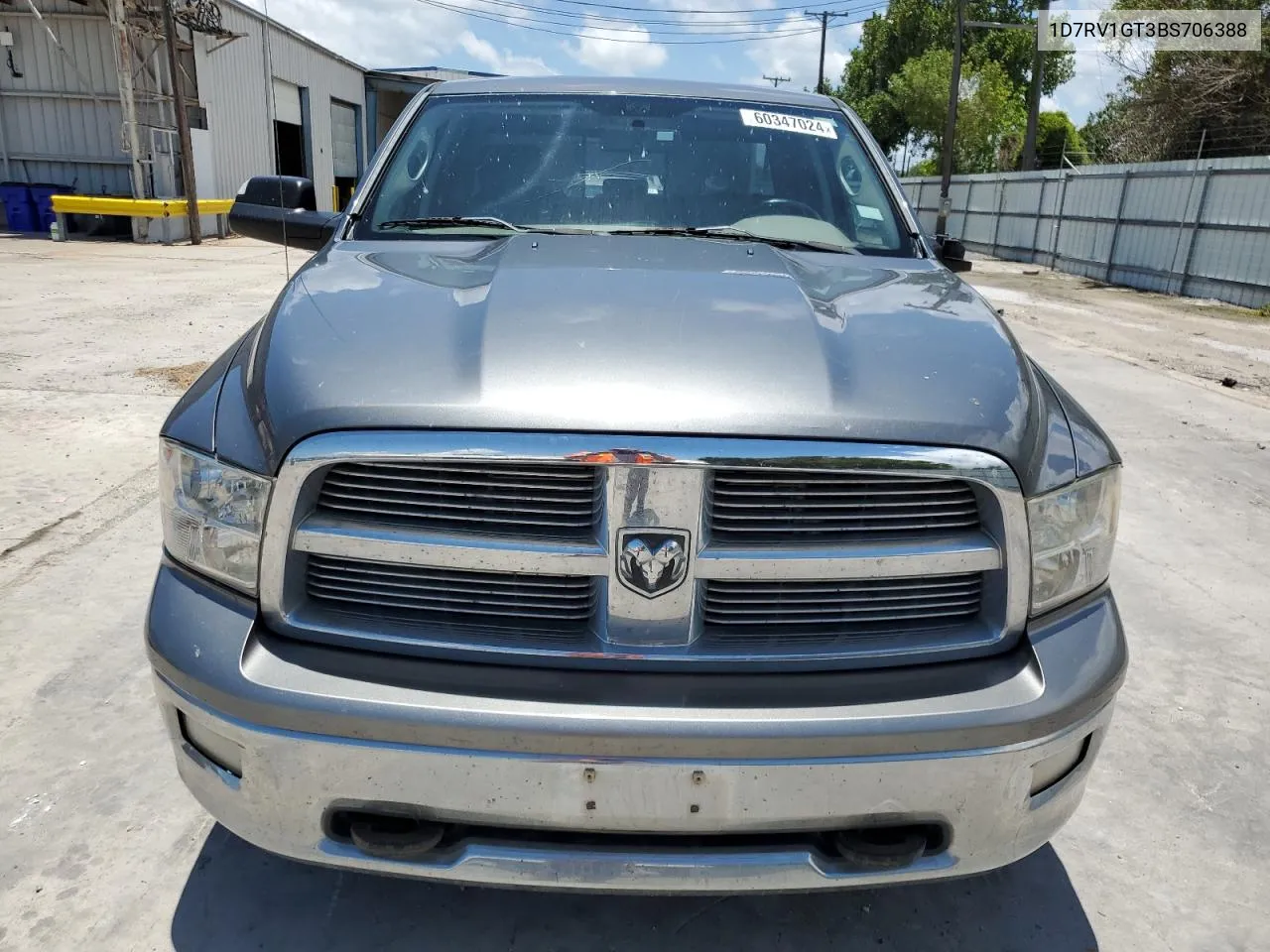 2011 Dodge Ram 1500 VIN: 1D7RV1GT3BS706388 Lot: 60347024