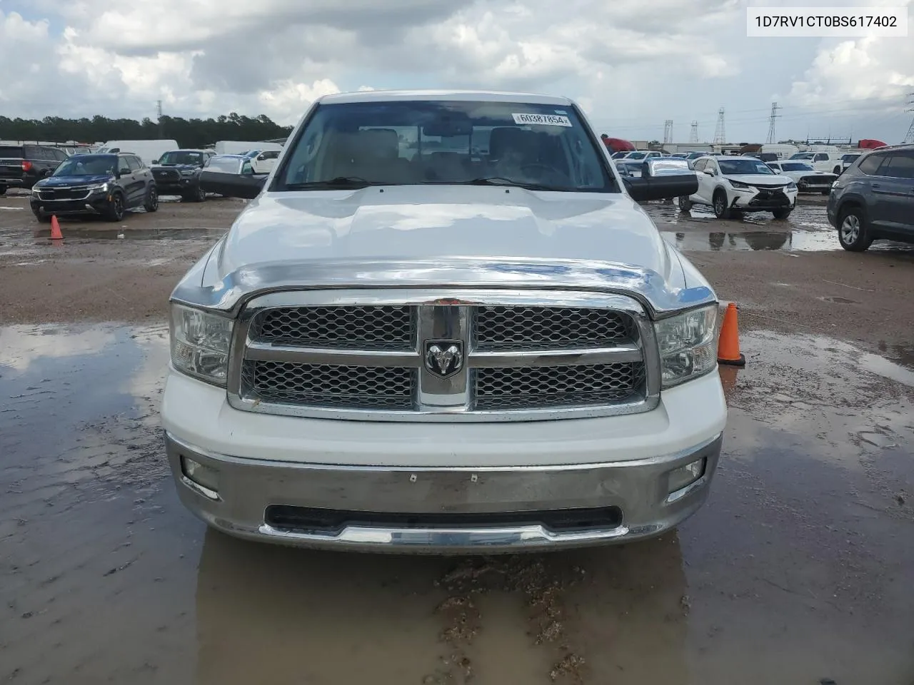 2011 Dodge Ram 1500 VIN: 1D7RV1CT0BS617402 Lot: 60387854