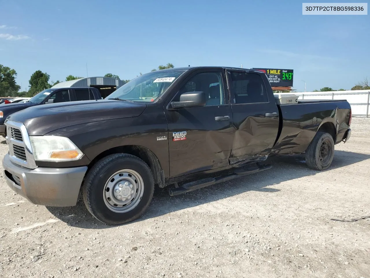 2011 Dodge Ram 2500 VIN: 3D7TP2CT8BG598336 Lot: 60840474