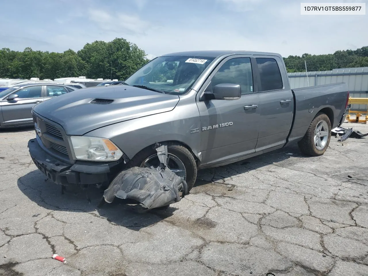 2011 Dodge Ram 1500 VIN: 1D7RV1GT5BS559877 Lot: 61452714