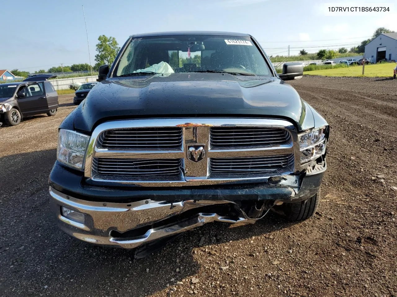 2011 Dodge Ram 1500 VIN: 1D7RV1CT1BS643734 Lot: 61623174