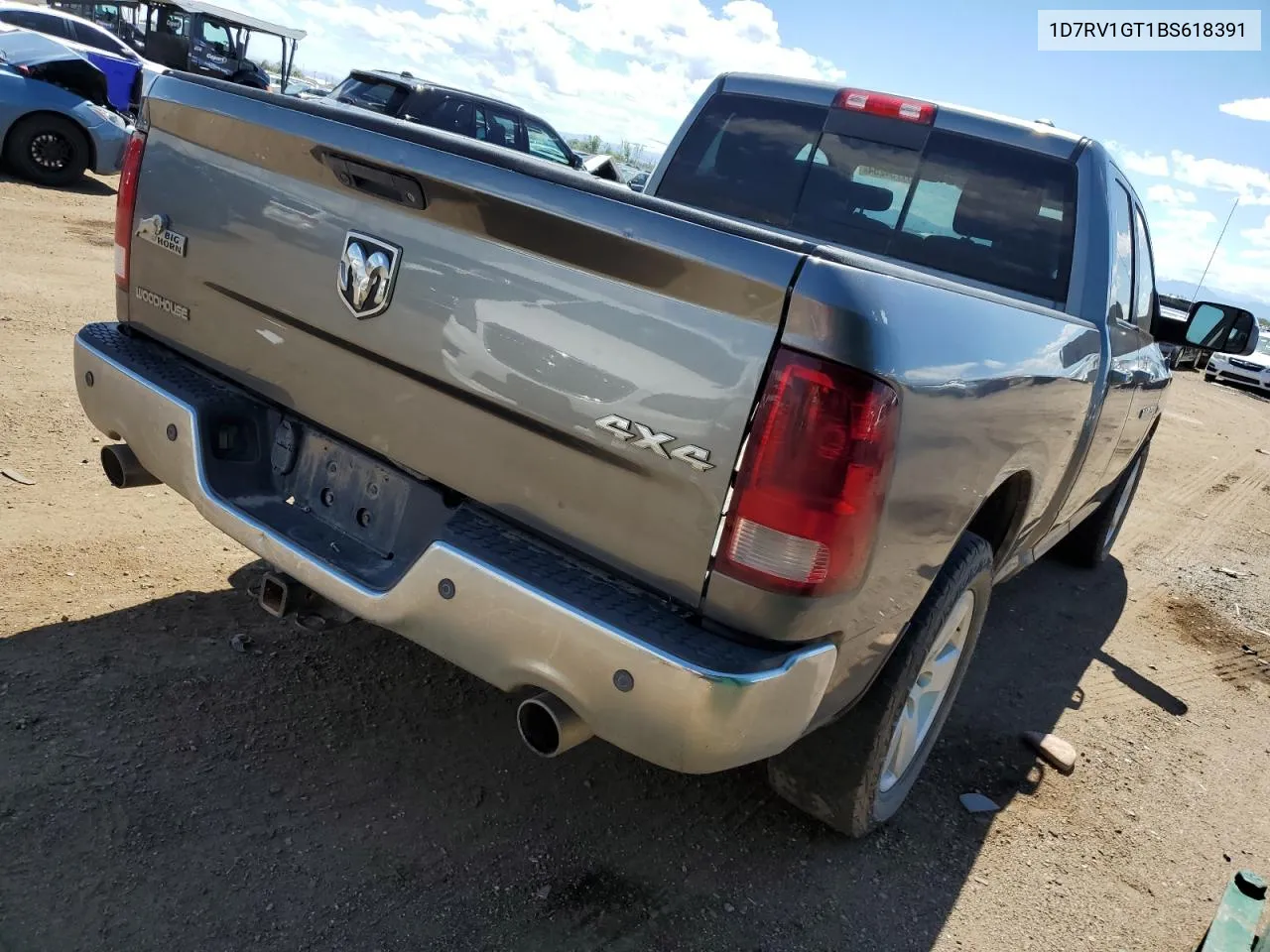 1D7RV1GT1BS618391 2011 Dodge Ram 1500