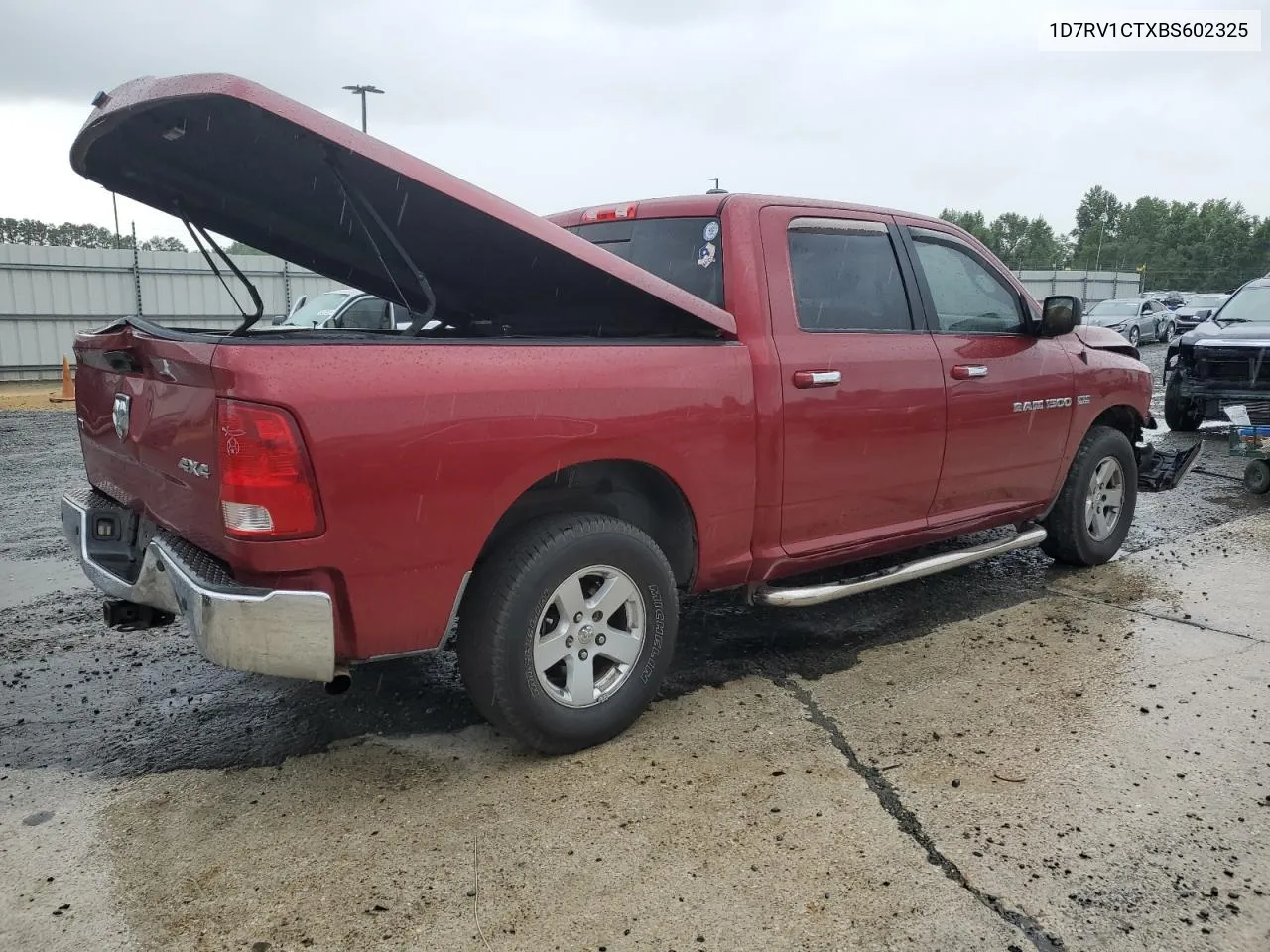 2011 Dodge Ram 1500 VIN: 1D7RV1CTXBS602325 Lot: 62244424