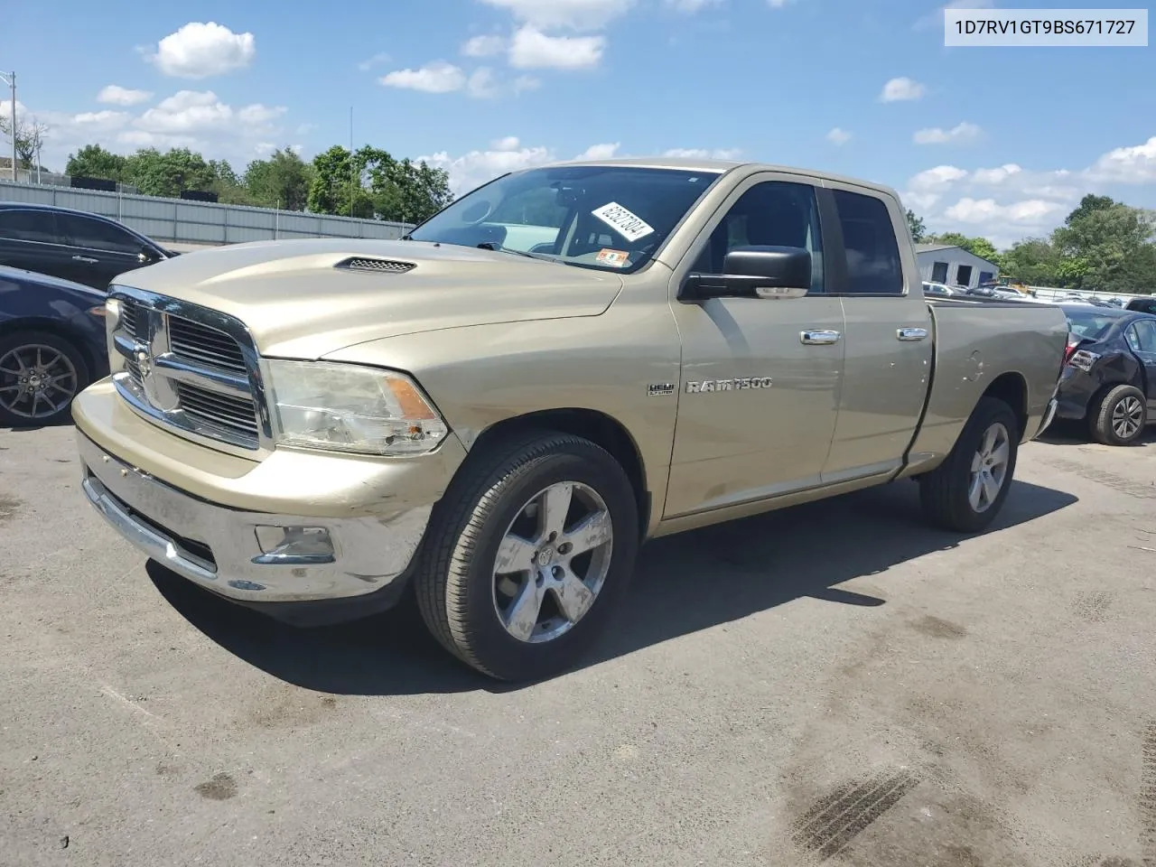 1D7RV1GT9BS671727 2011 Dodge Ram 1500