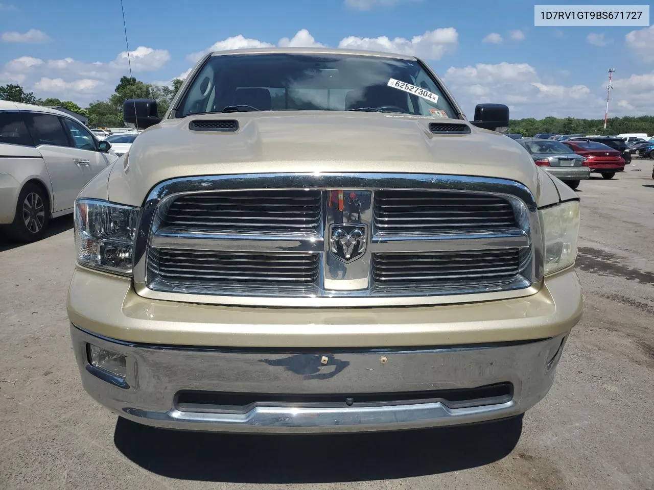 2011 Dodge Ram 1500 VIN: 1D7RV1GT9BS671727 Lot: 62527304