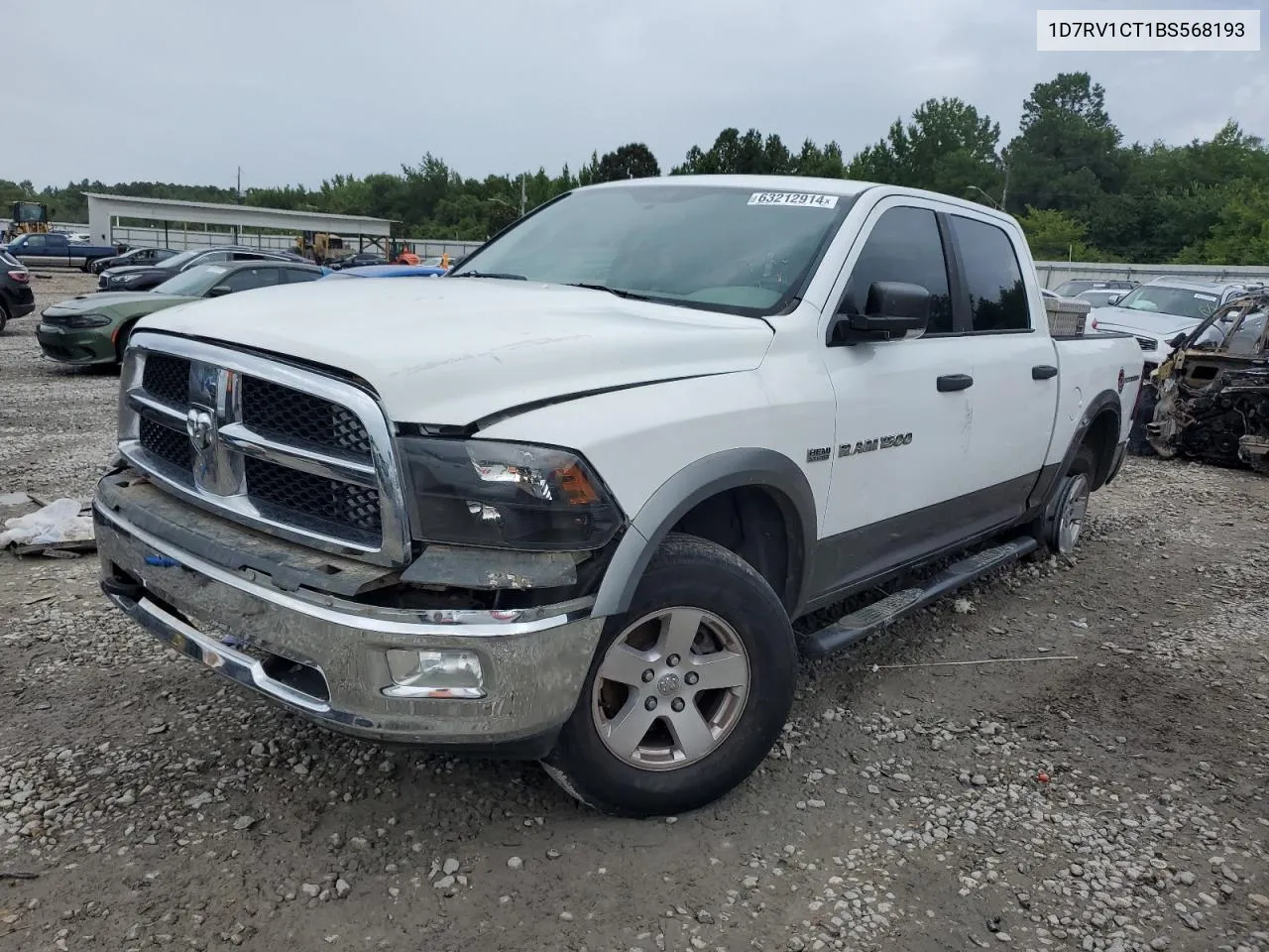 2011 Dodge Ram 1500 VIN: 1D7RV1CT1BS568193 Lot: 63212914