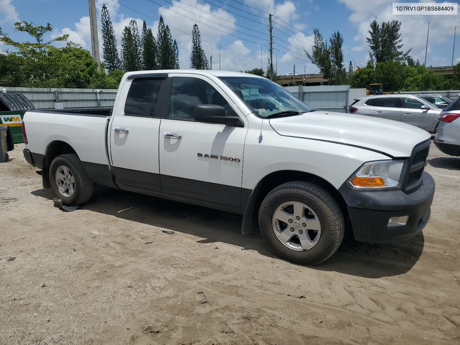 2011 Dodge Ram 1500 VIN: 1D7RV1GP1BS684409 Lot: 63957884