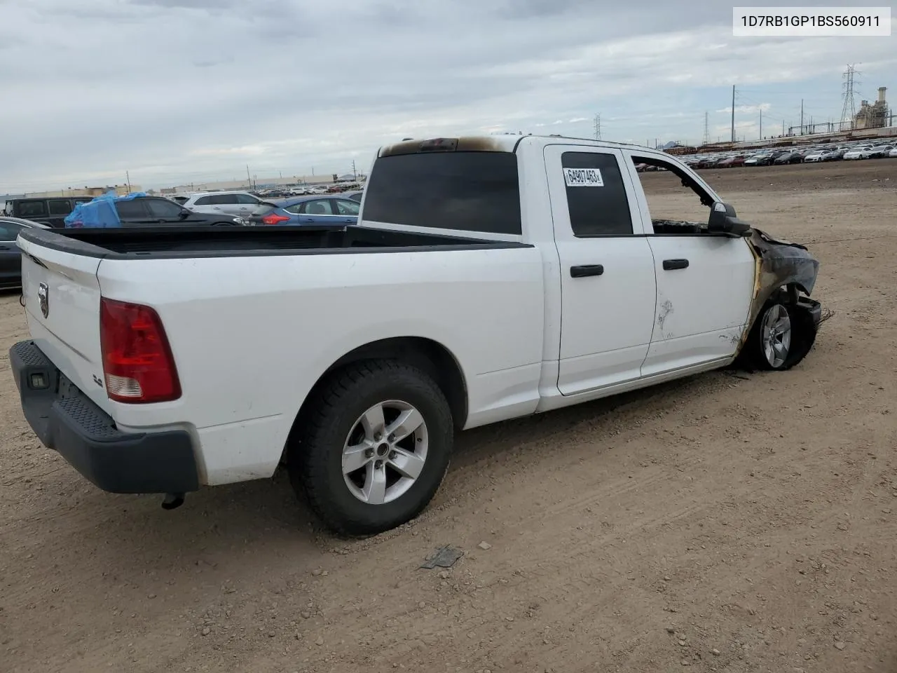 2011 Dodge Ram 1500 VIN: 1D7RB1GP1BS560911 Lot: 64907463